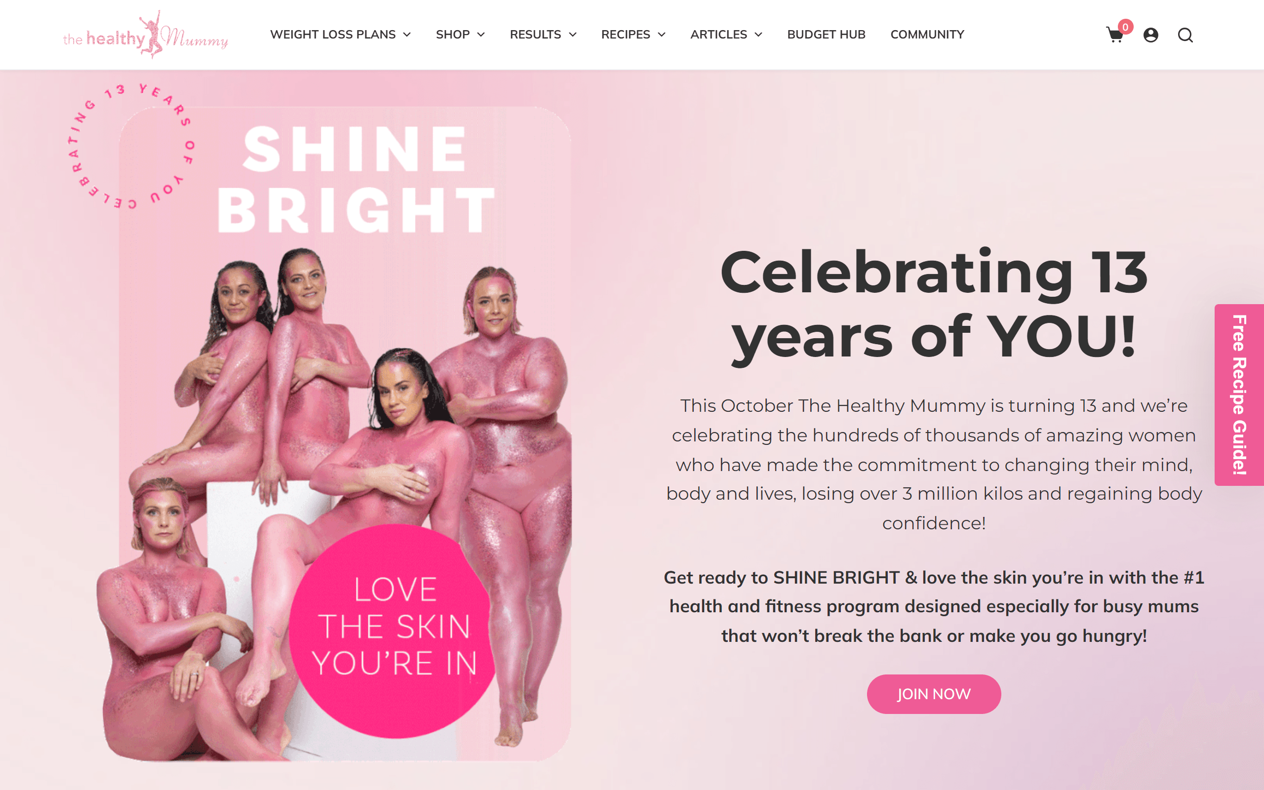 The Healthy Mummy weight loss blog
