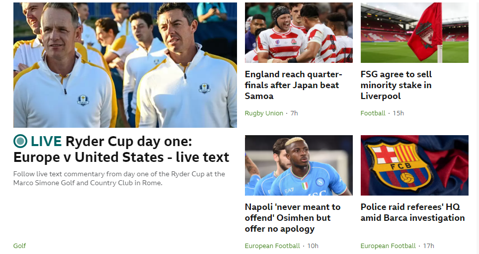 BBC Sport blog
