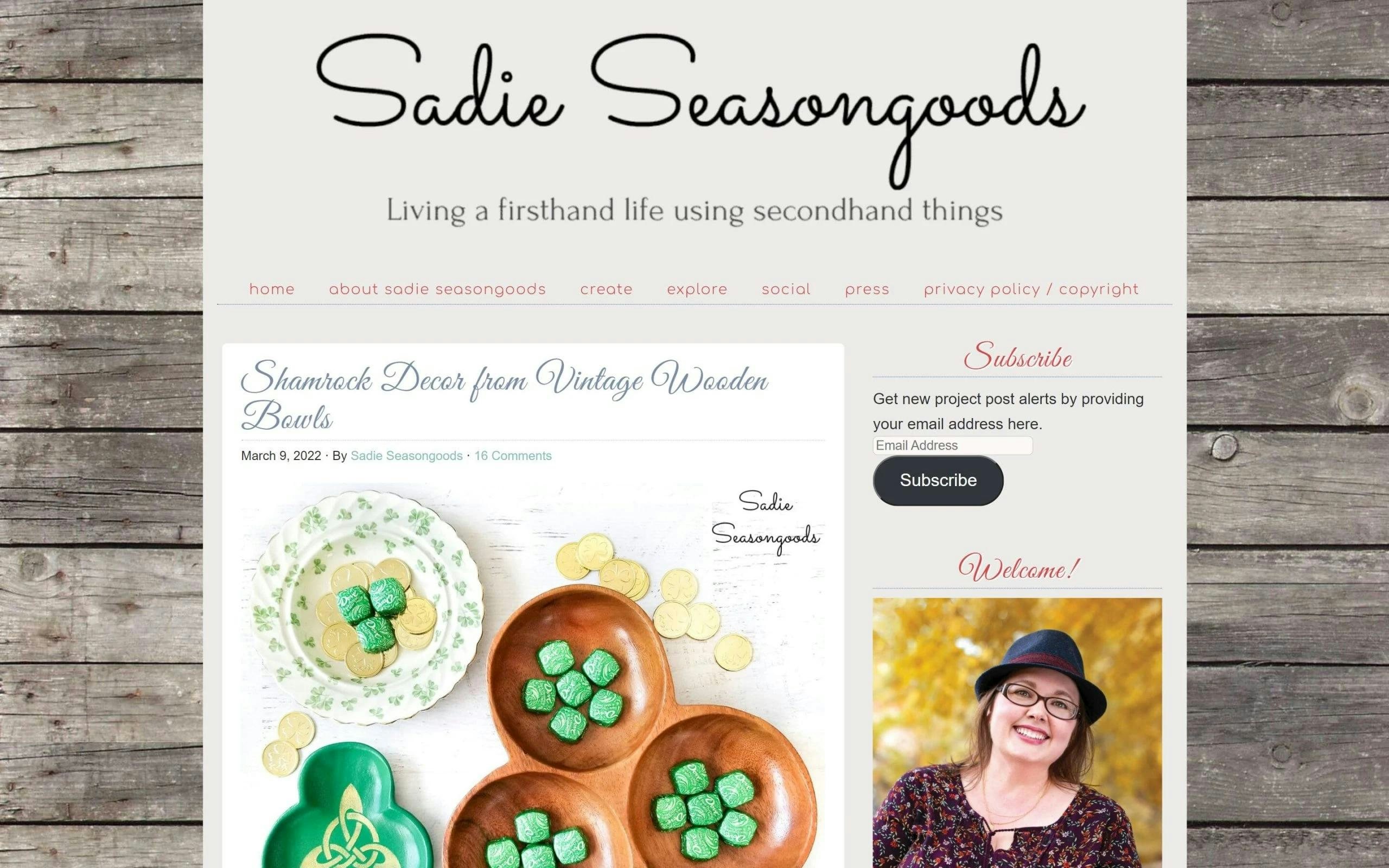 Sadie Seasongoods thrift fashion blog