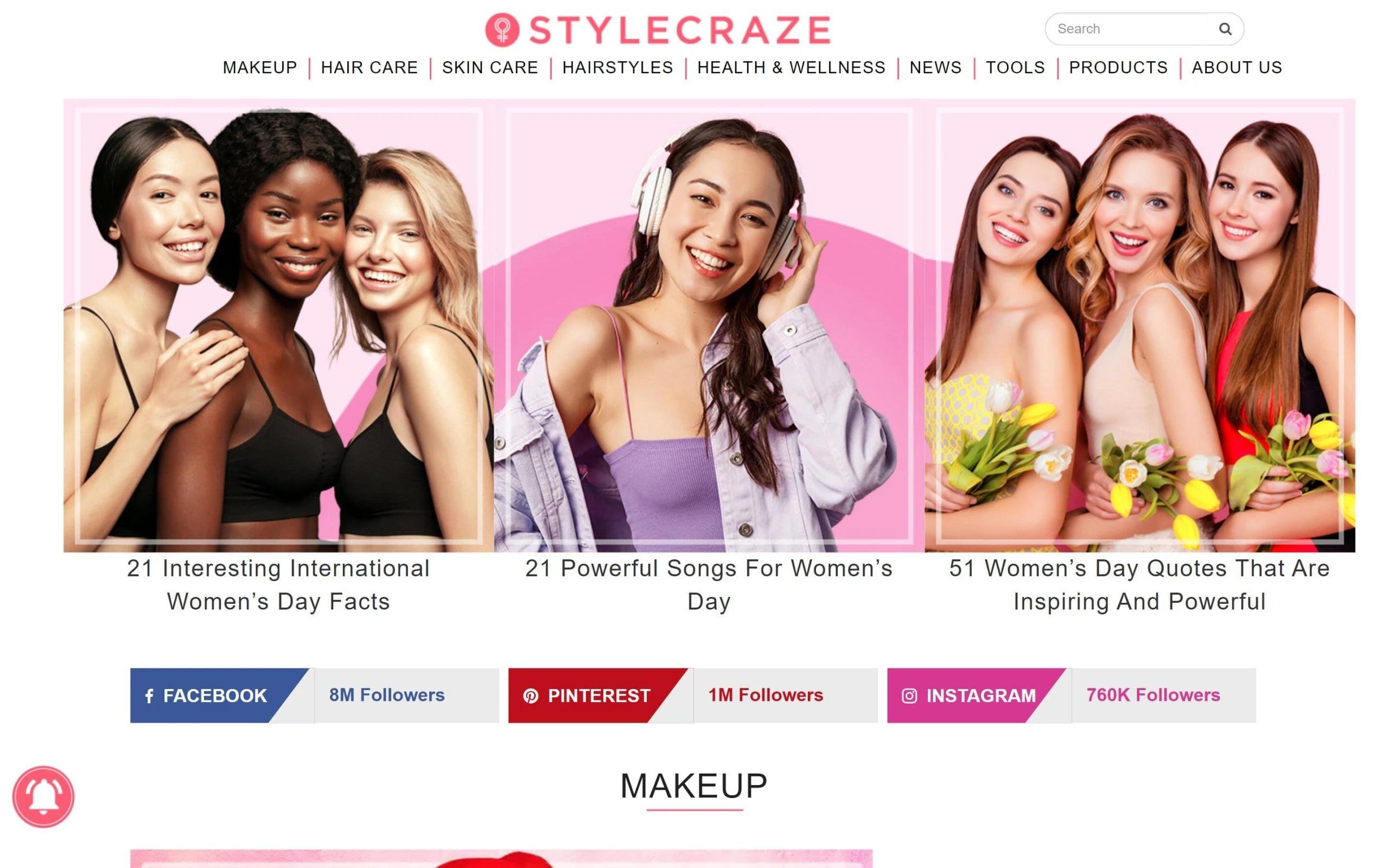 StyleCraze blog for women