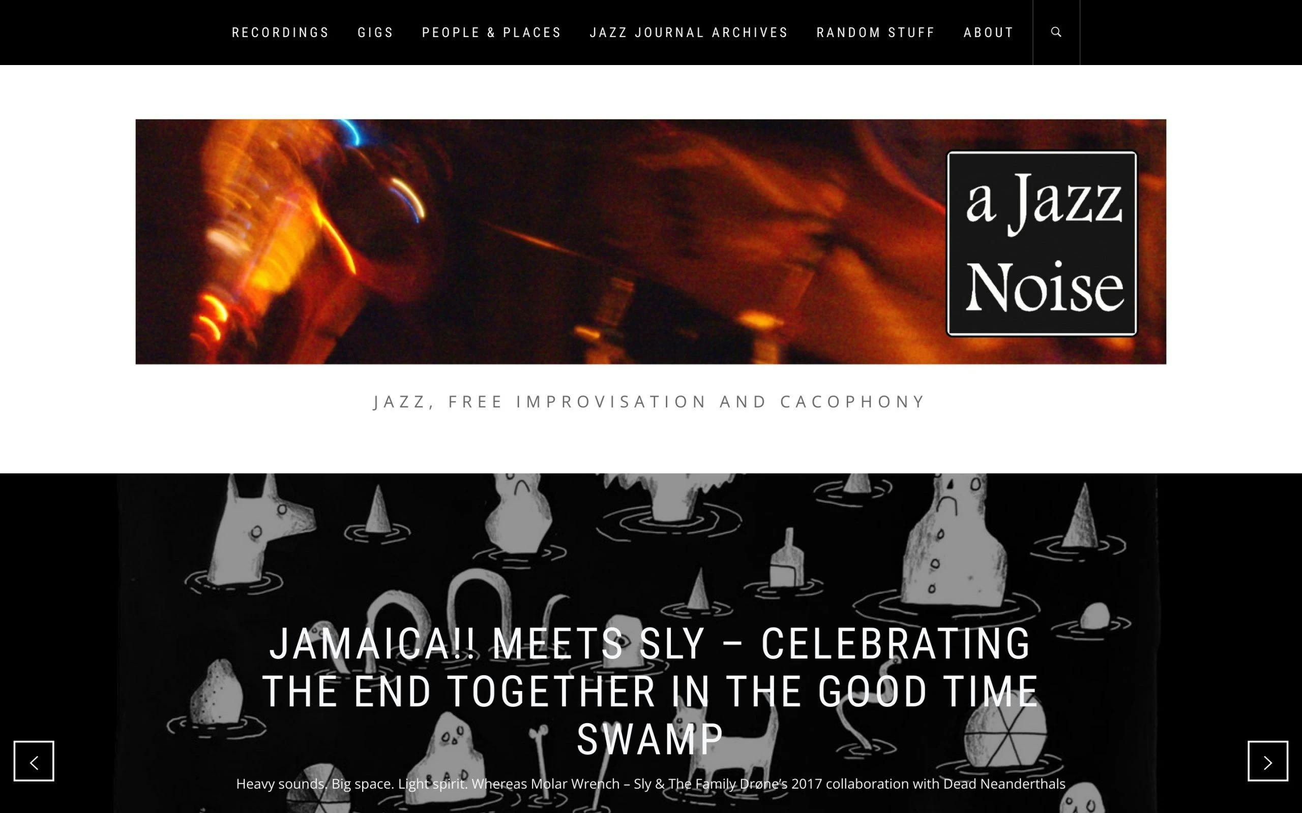 A Jazz Noise music blog