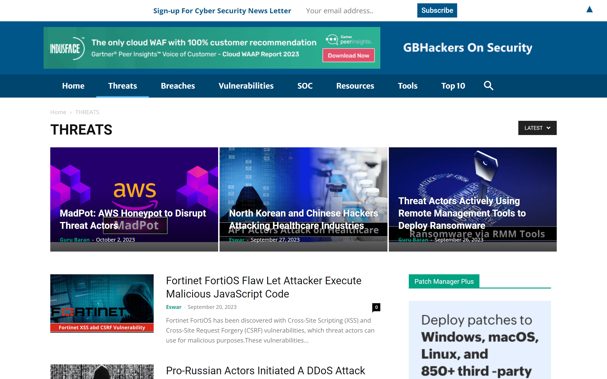 GBHackers cybersecurity blog
