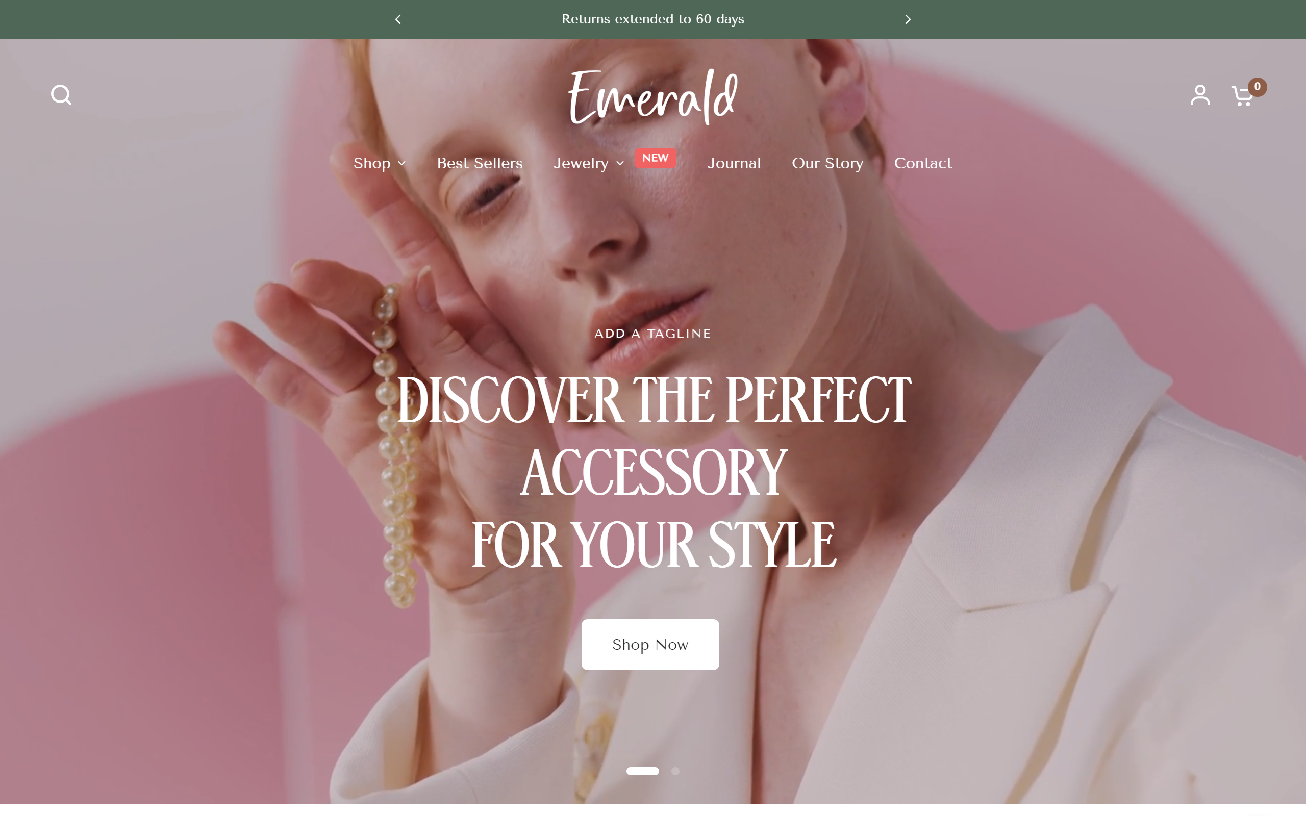 Vision shopify jewelry theme