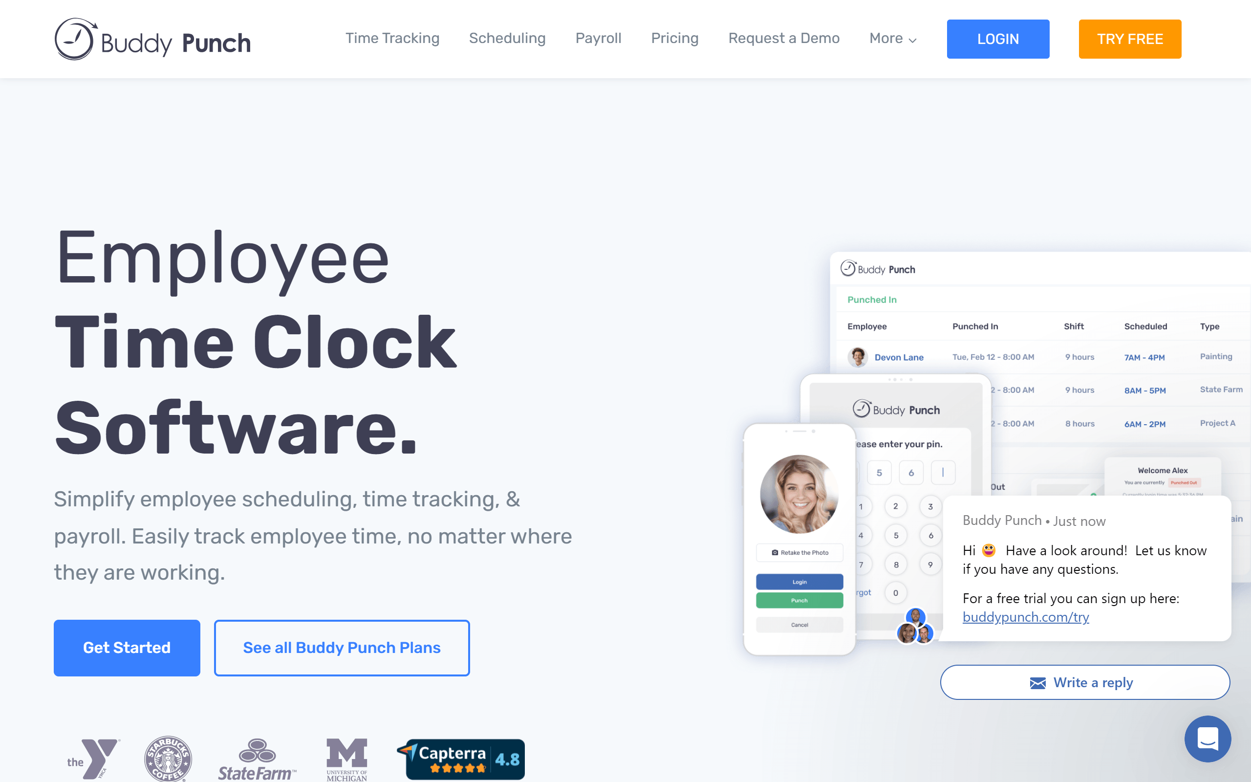 Buddy Punch time tracking tool