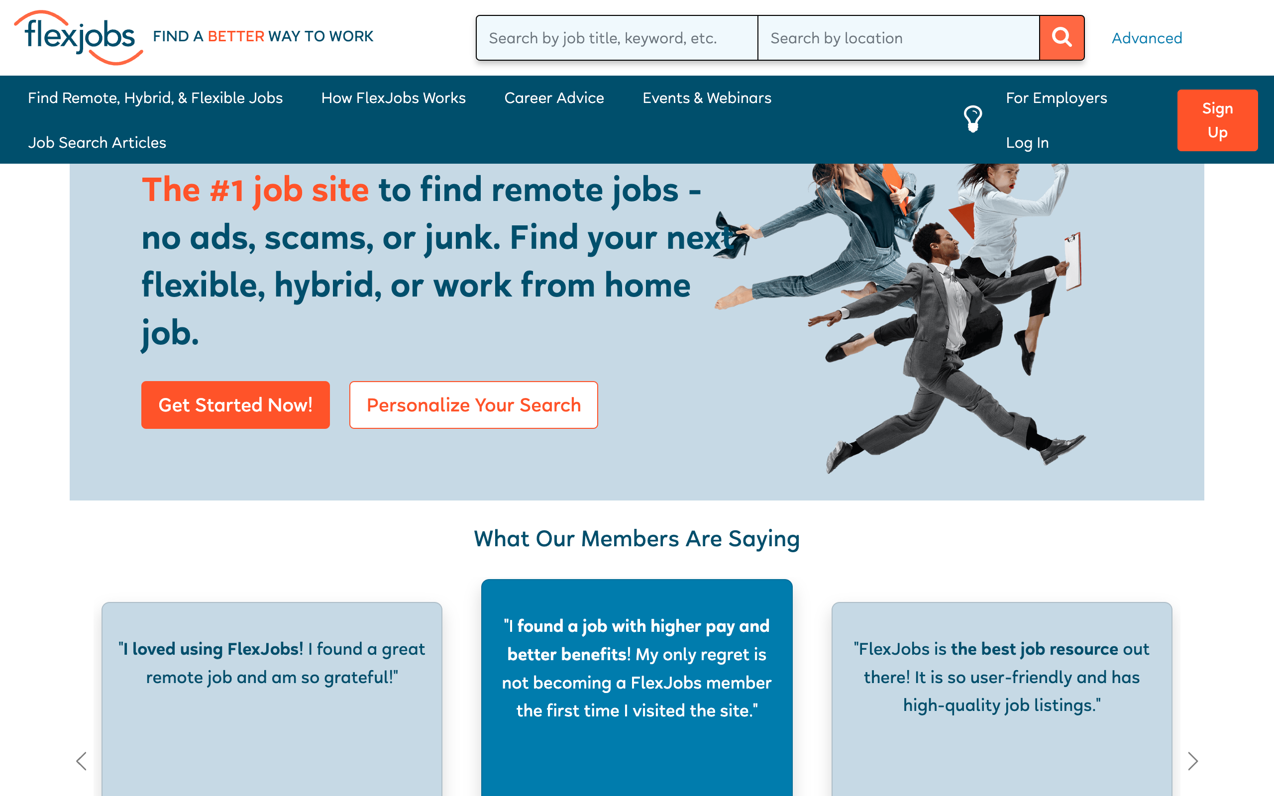 Flexjobs freelance website