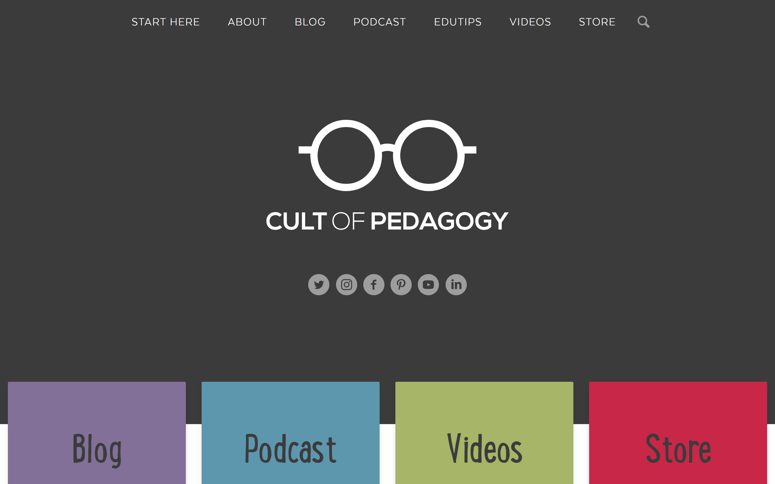 Cult of Pedagogy Blog teacher blog