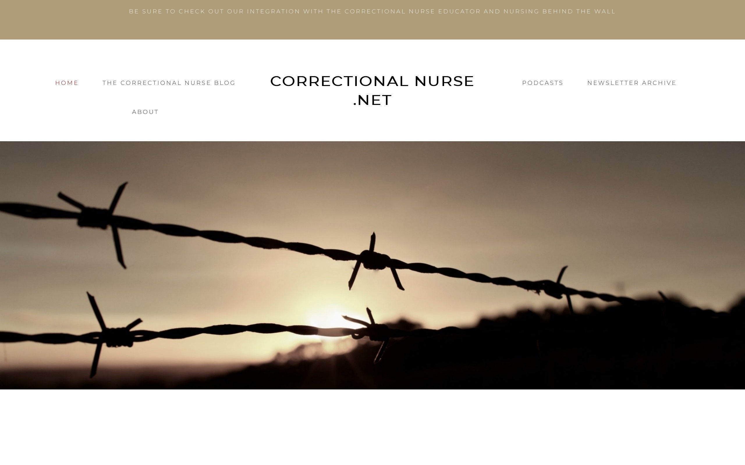 Correctional Nurse blog