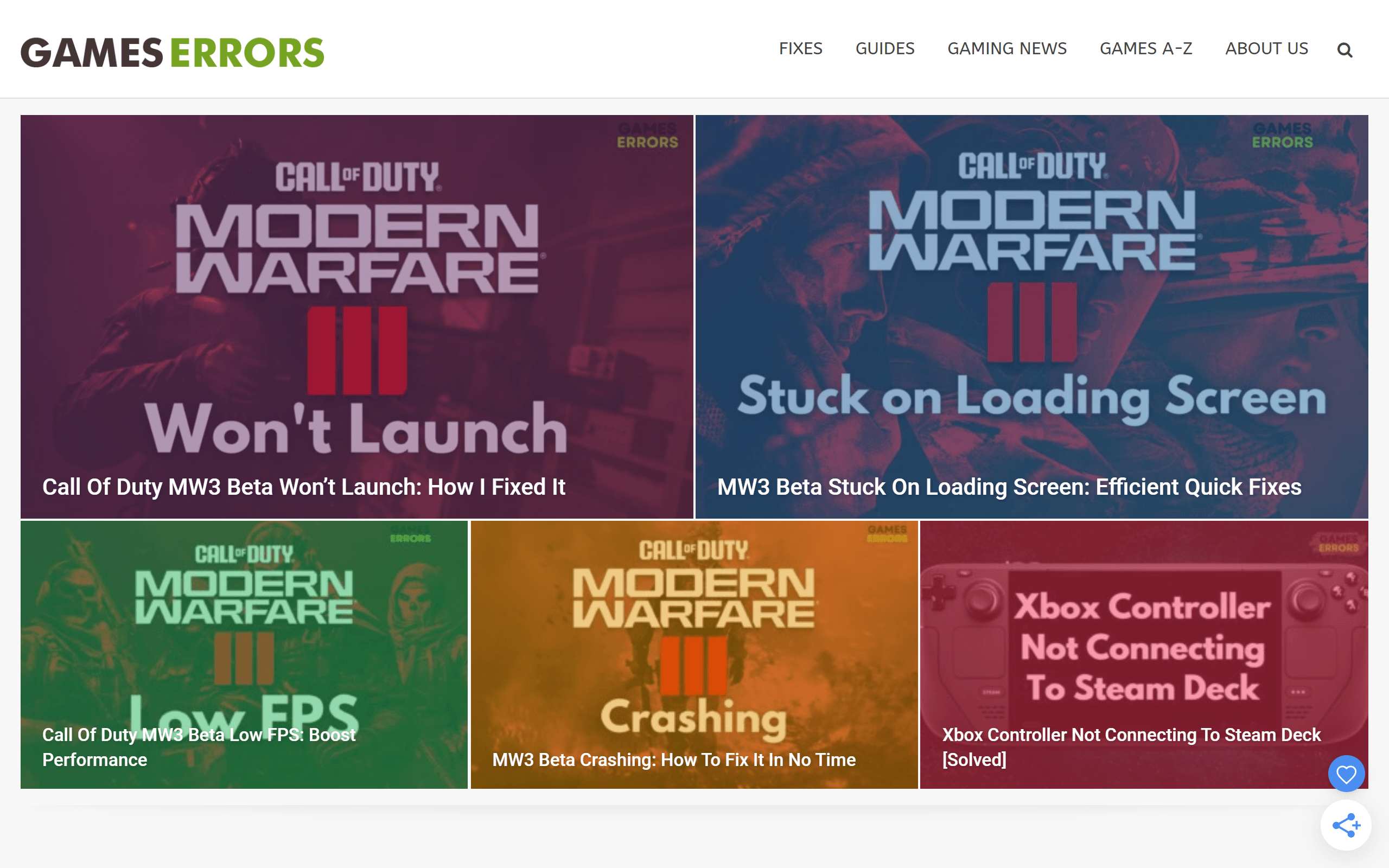 GamesErrors gaming blog