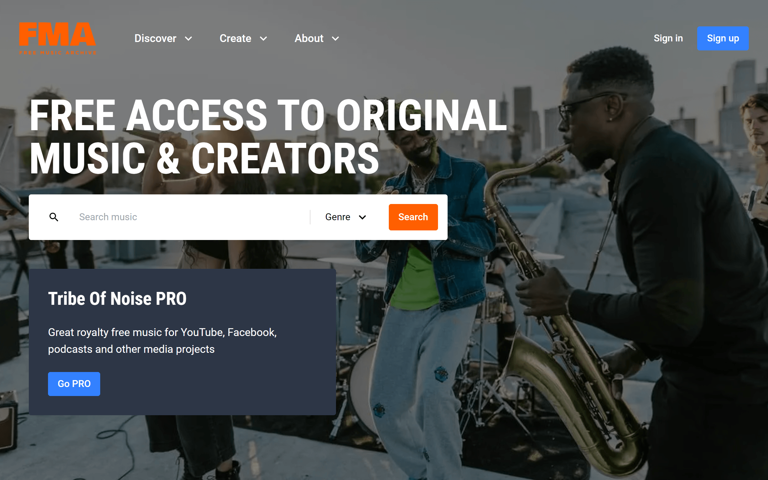 Free Music Archive Music Website