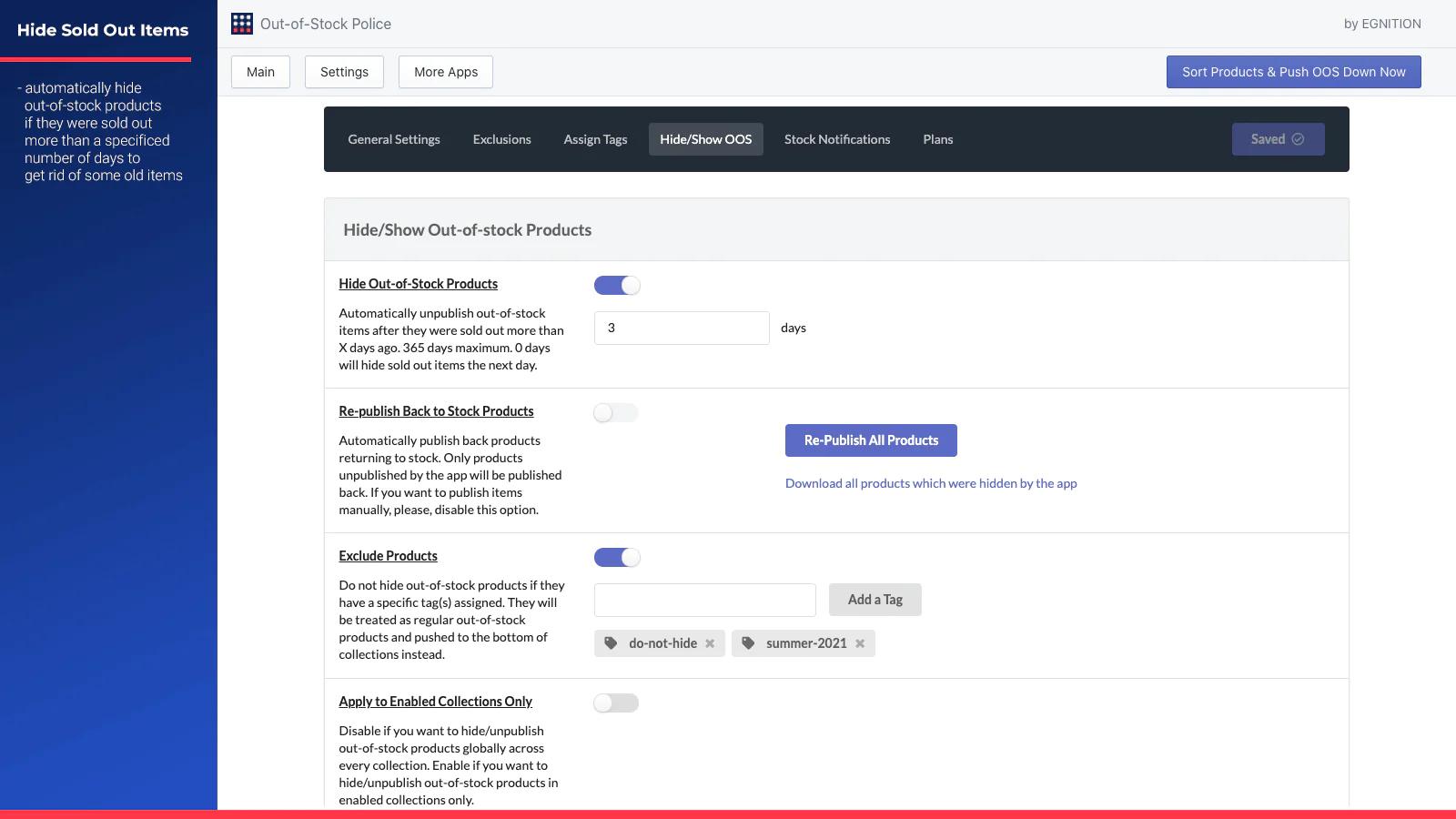 Out‑of‑Stock Police Shopify App
