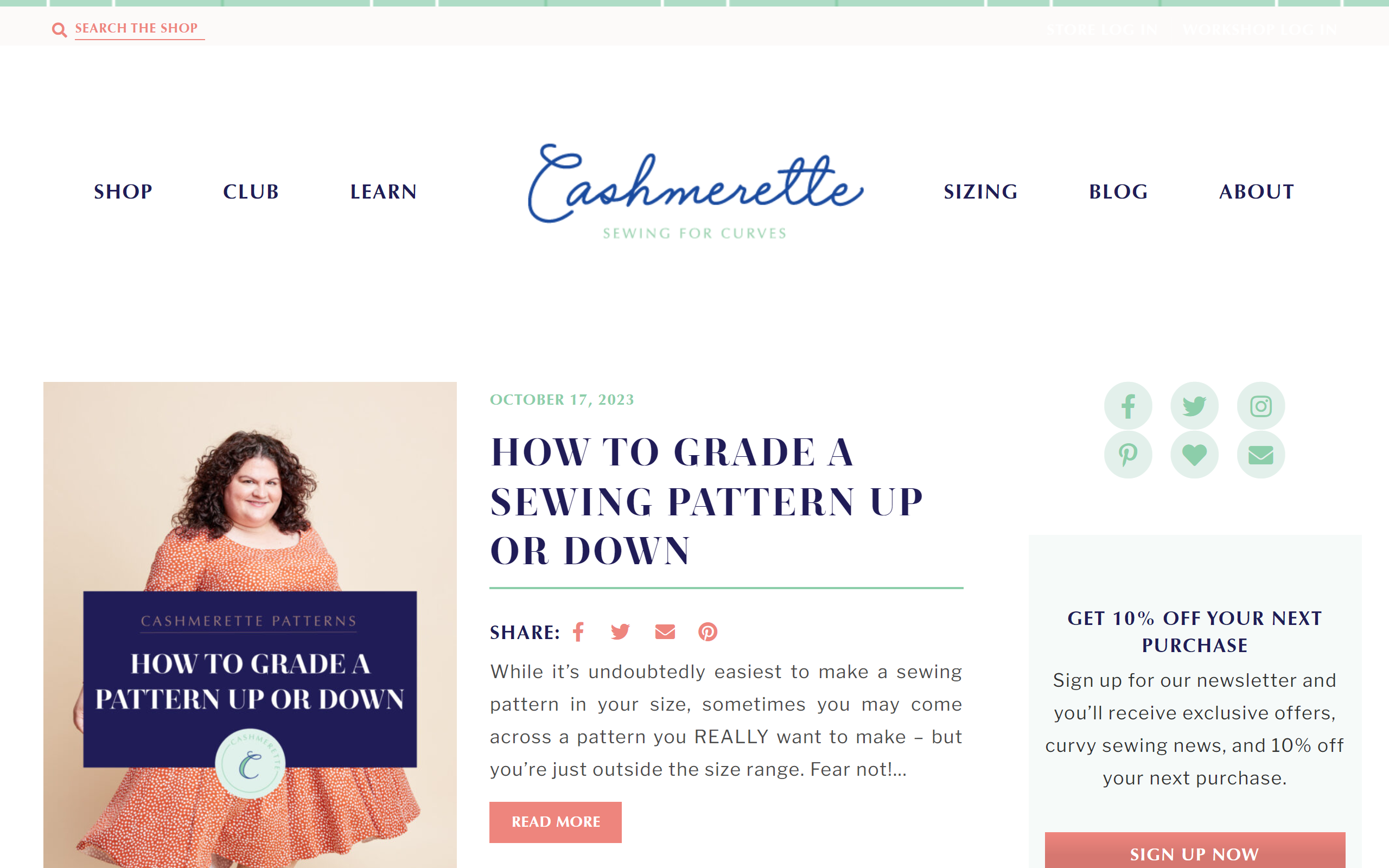 Cashmerette sewing blog