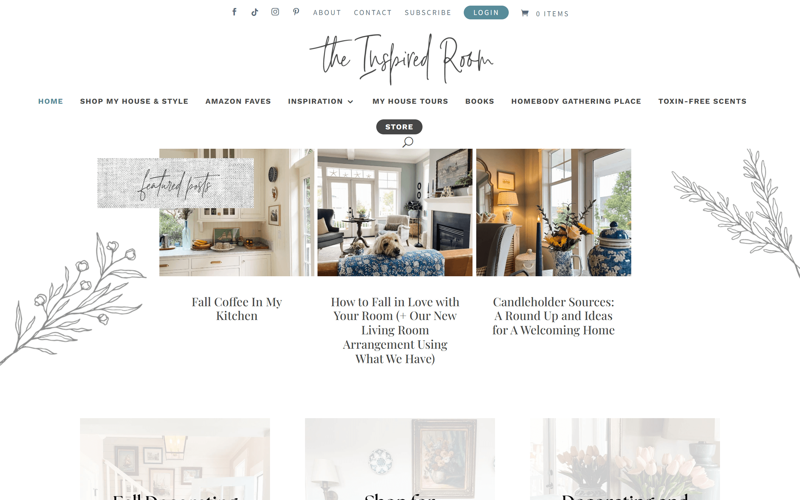 The Inspired Room interior design blog