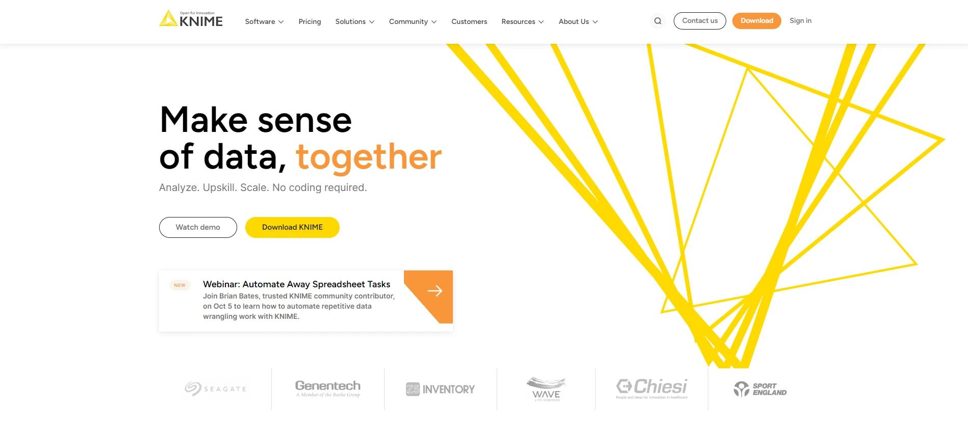 KNIME data analytics tool