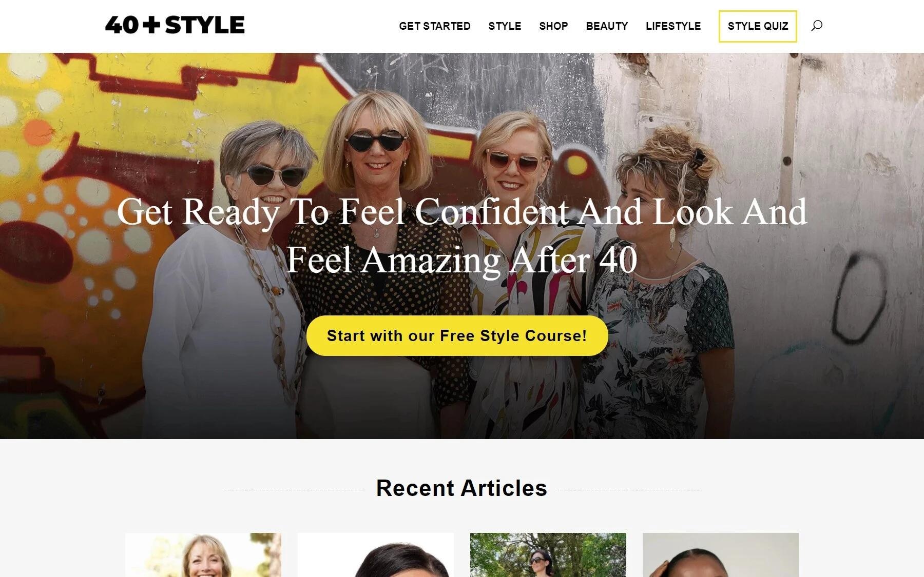 40+ Style fashion blog