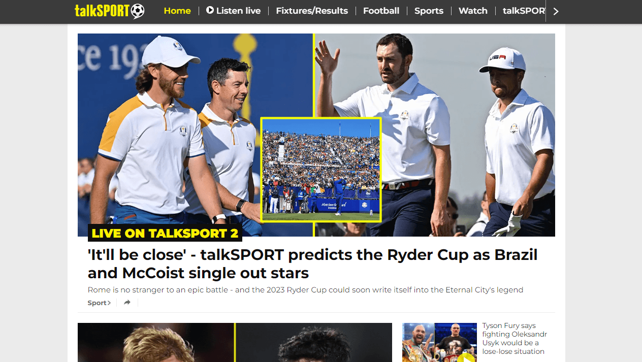 TalkSport blog