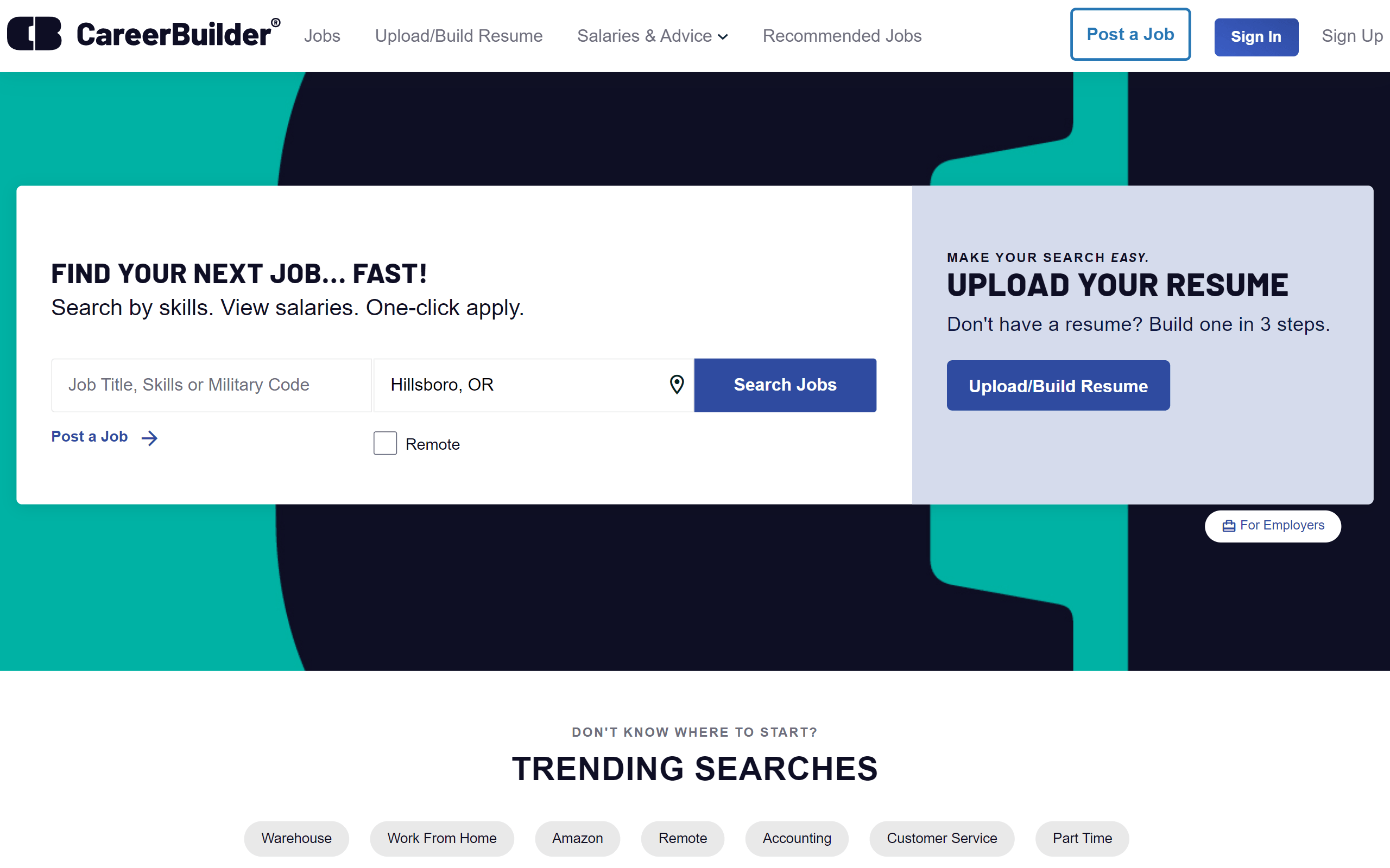 CareerBuilder Job Search Site