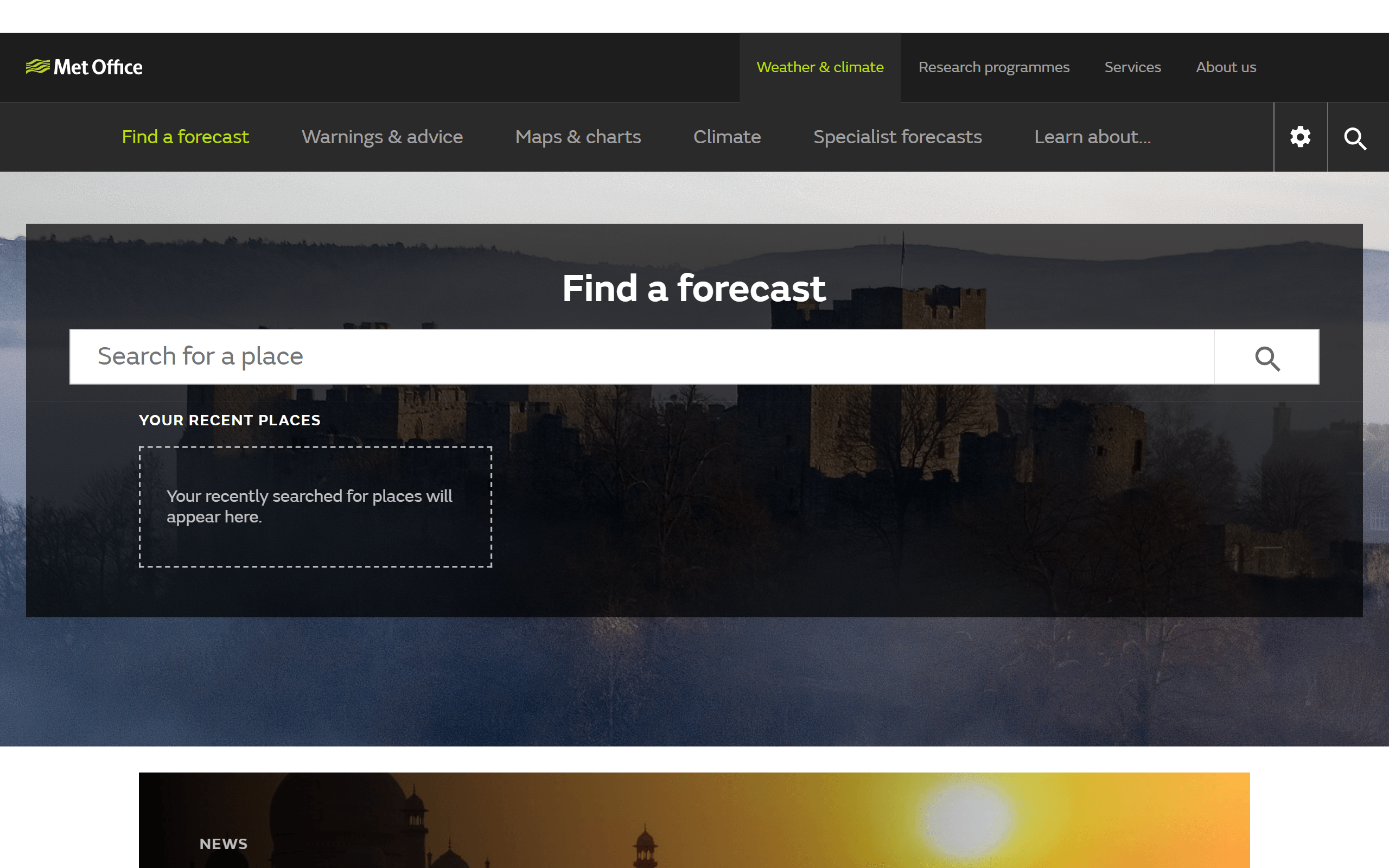 Met Office Weather Site