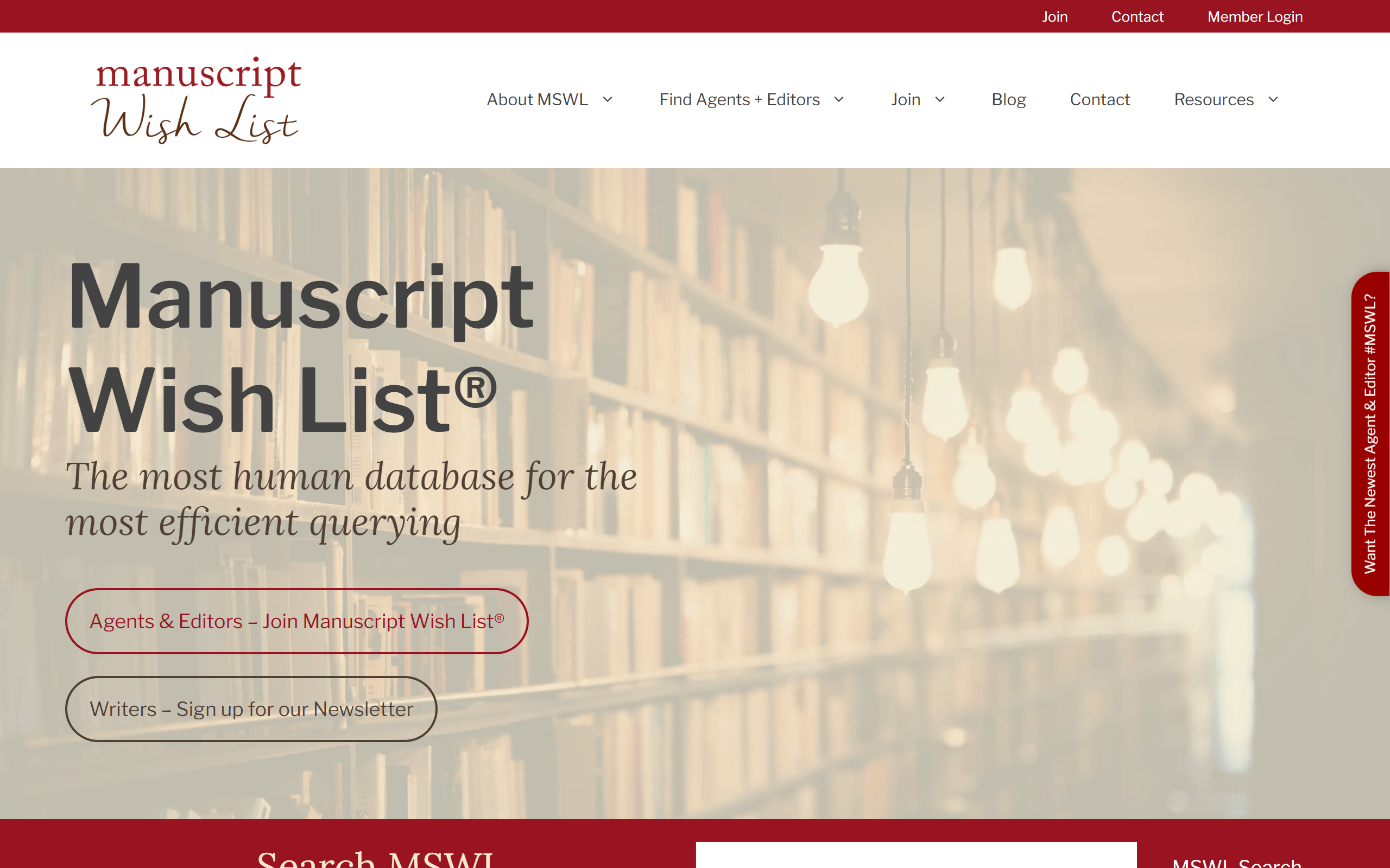 Manuscript Wish List Websites for Writers