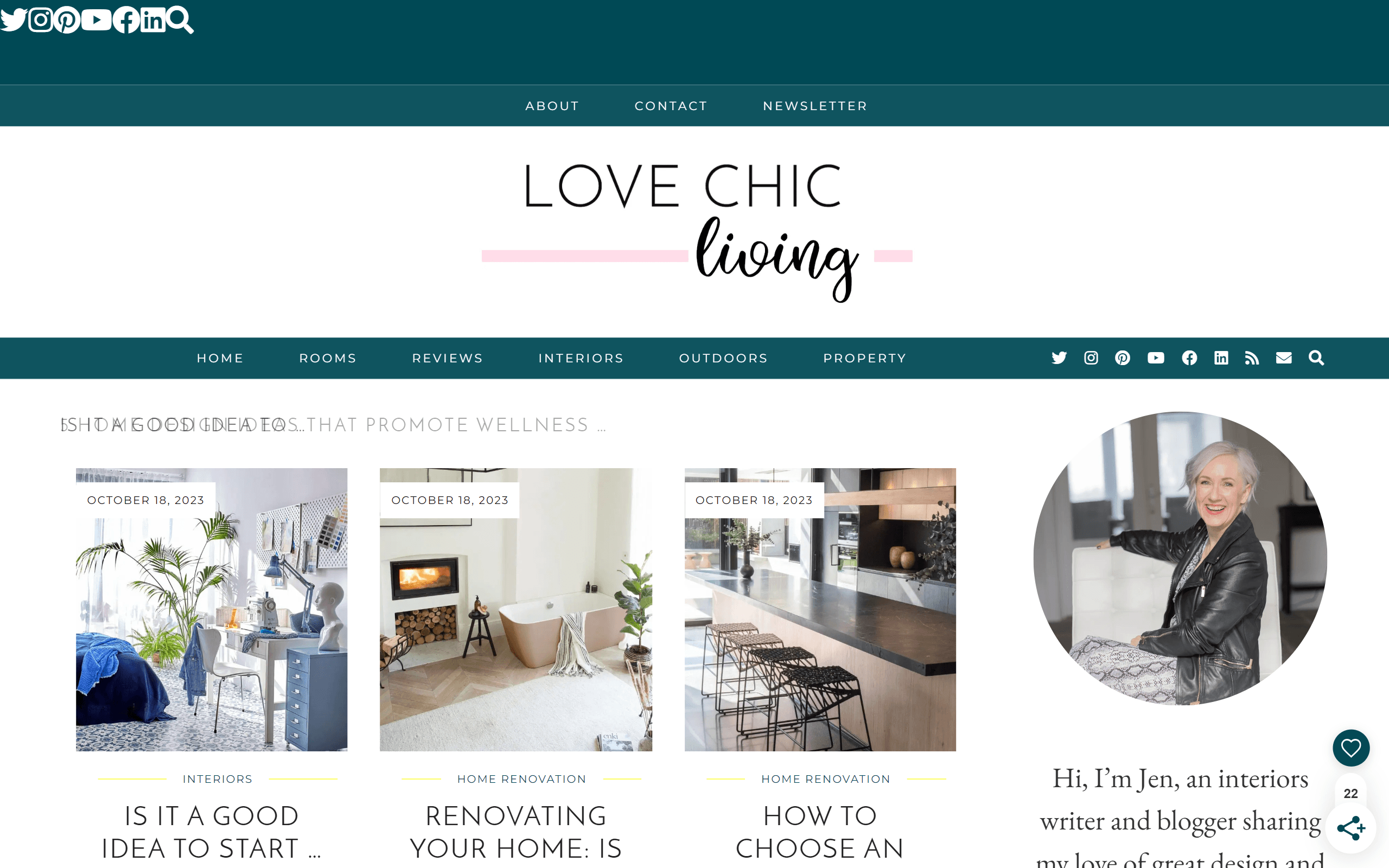 Love Chic Living interior design blog