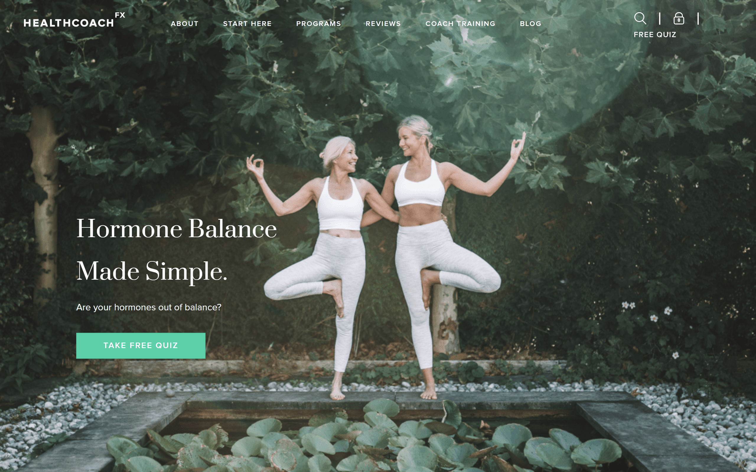 Health Coach FX Coaching Website