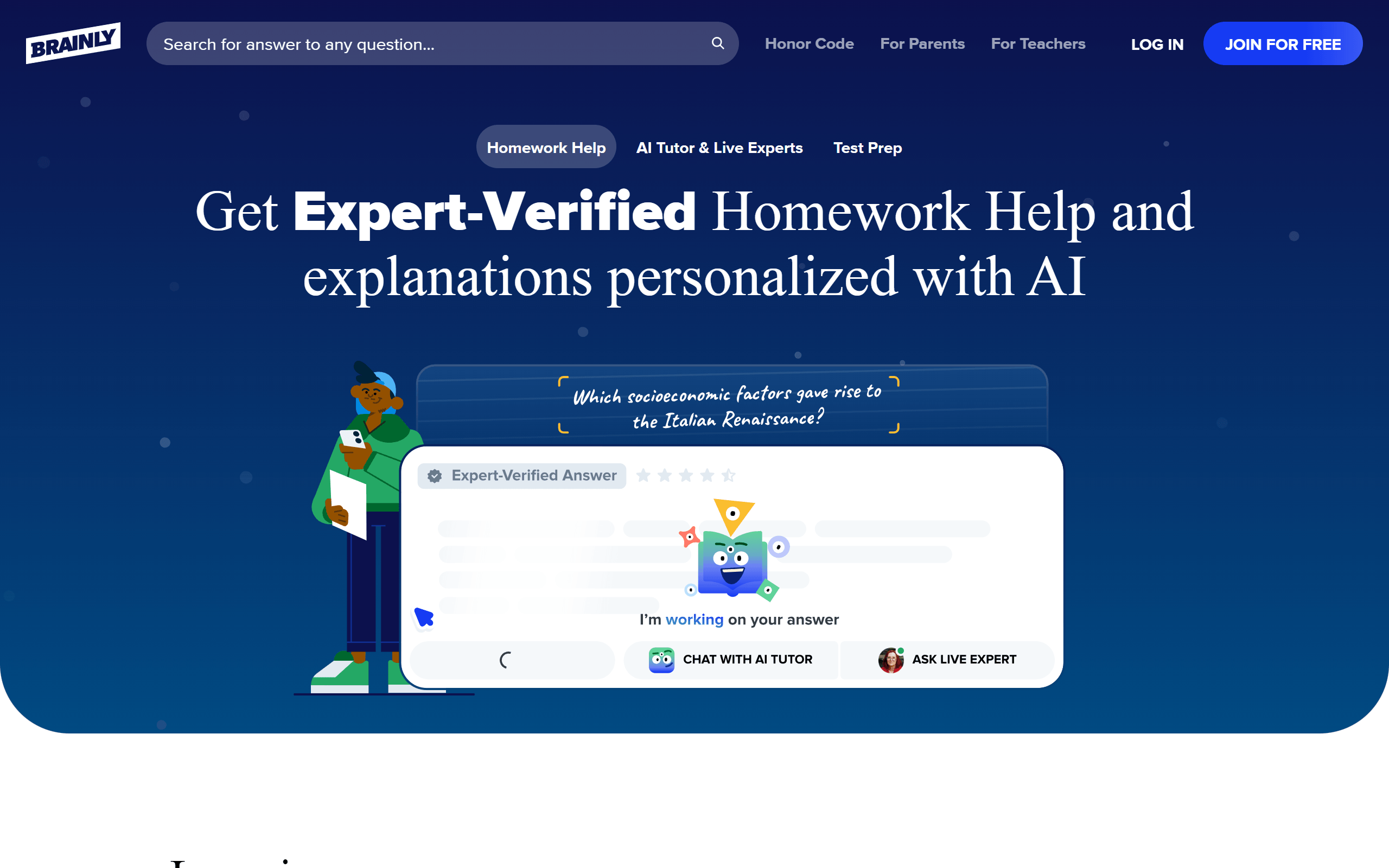 Brainly Homework Help Website