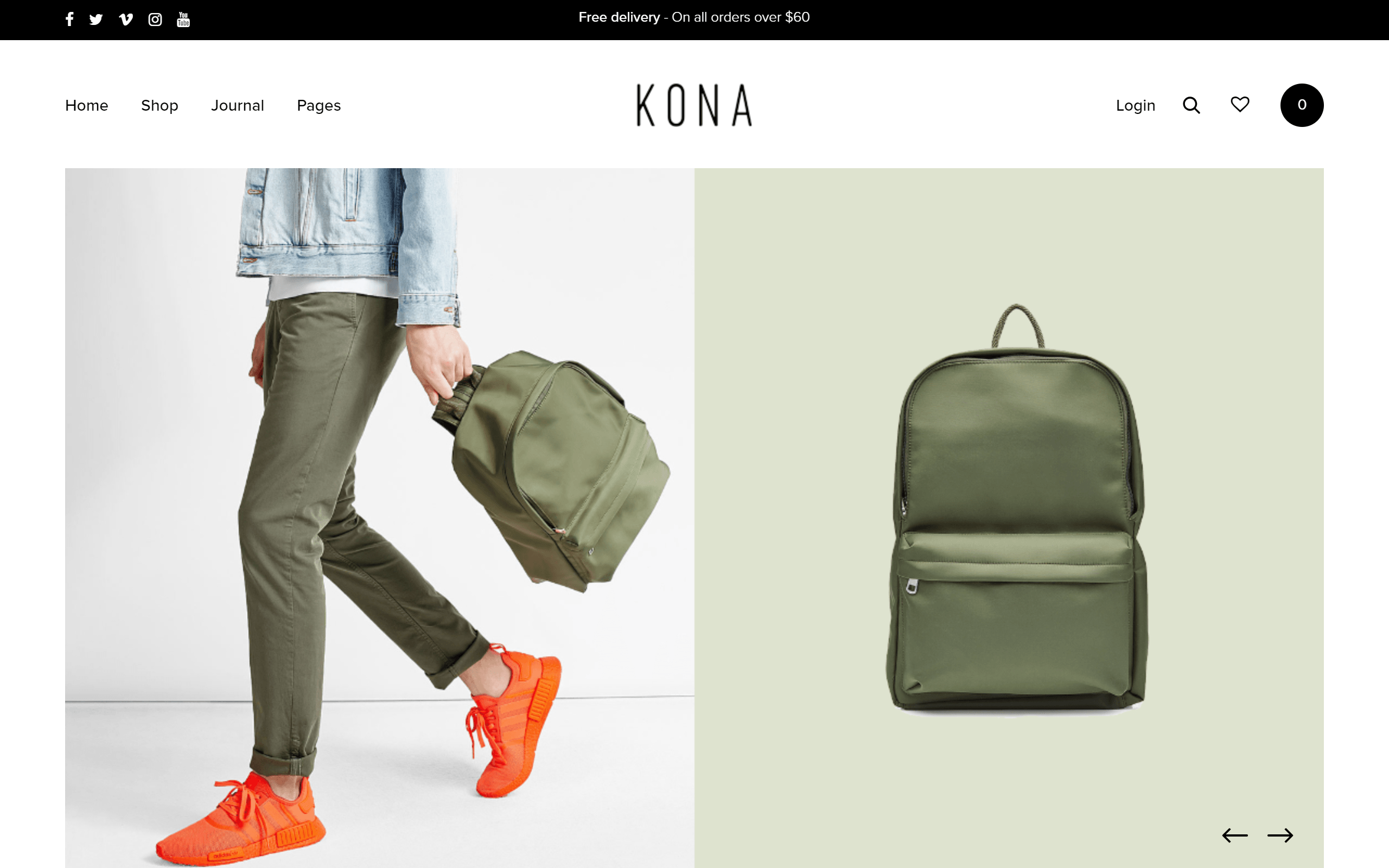 kona wordpress ecommerce theme