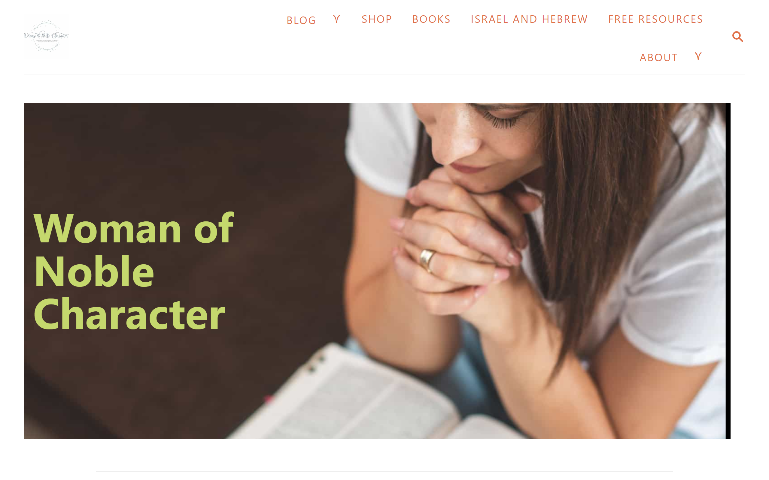 Woman of Noble Character Christian Blog