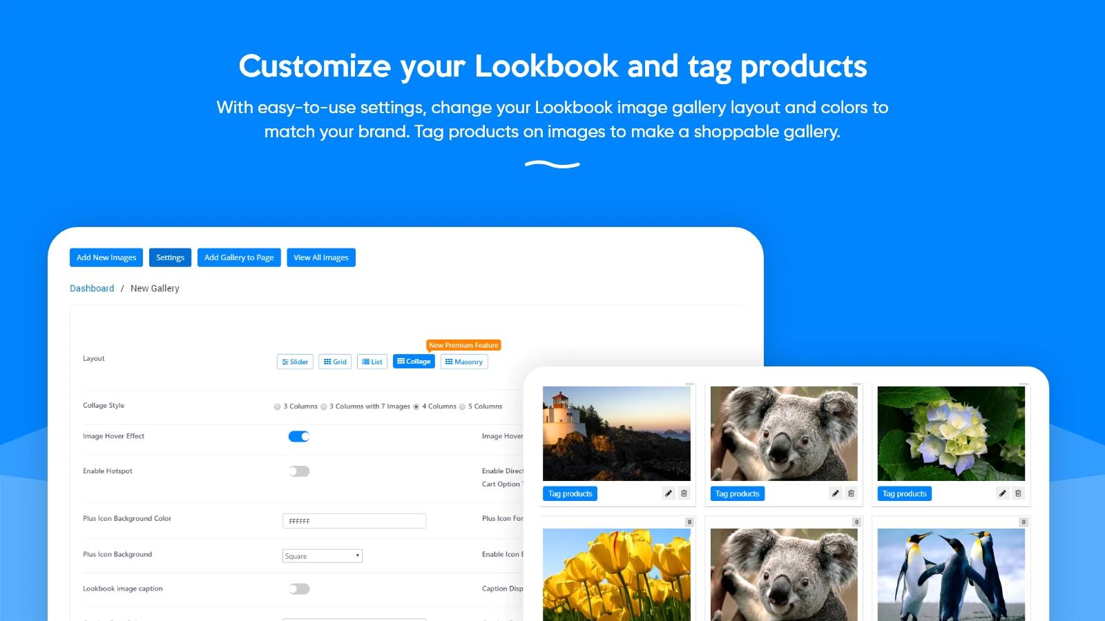 Lookbook ‑ Shoppable Galleries Shopify App
