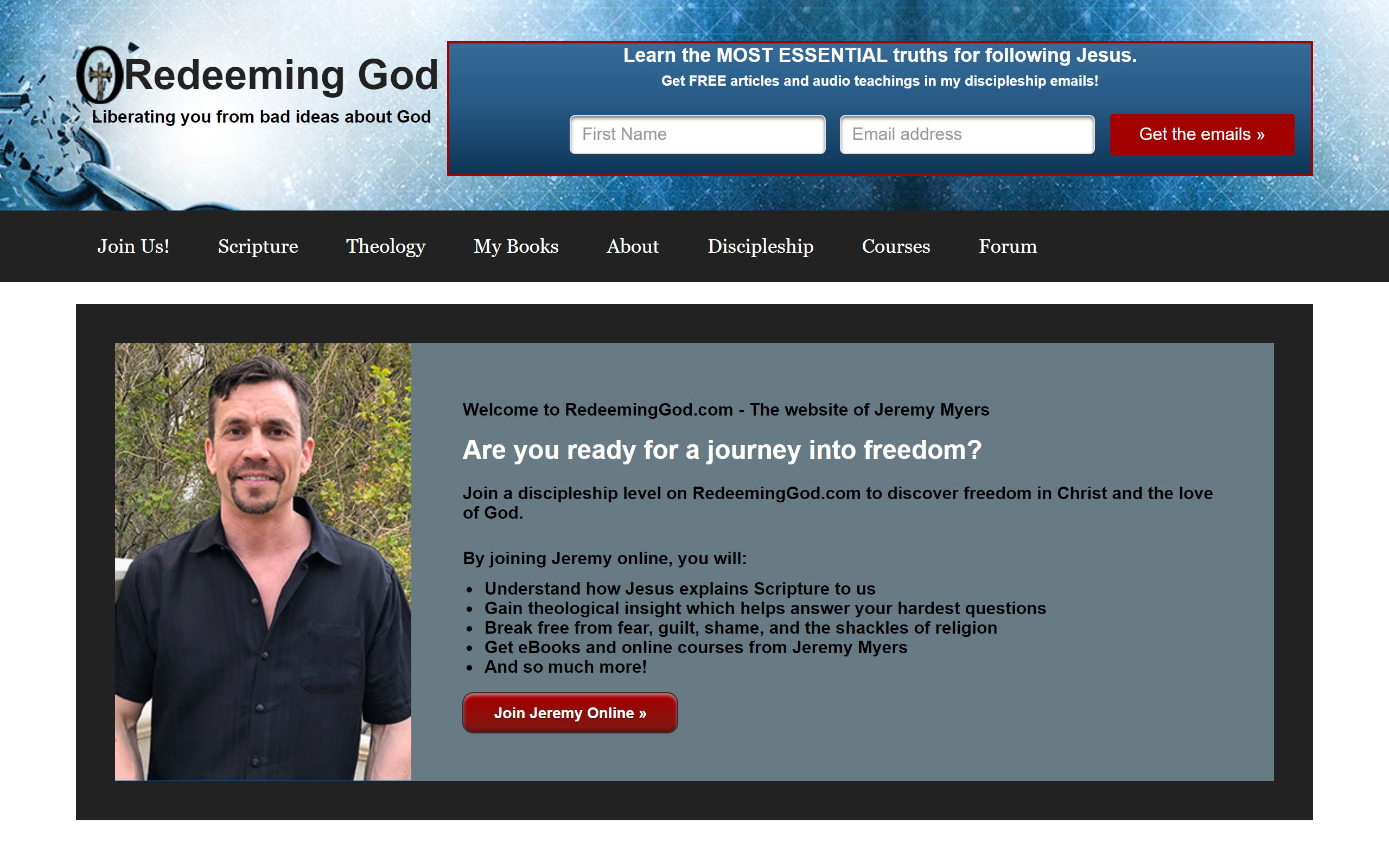 Redeeming God Christian Blog