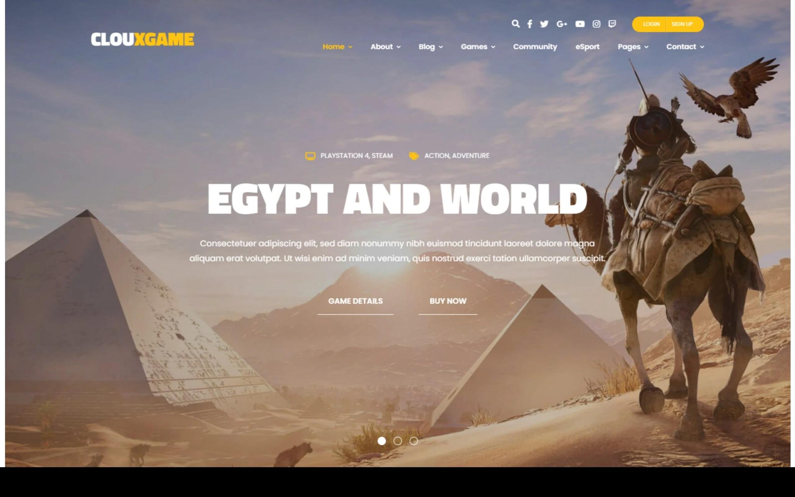 Cloux WordPress theme for a review blog