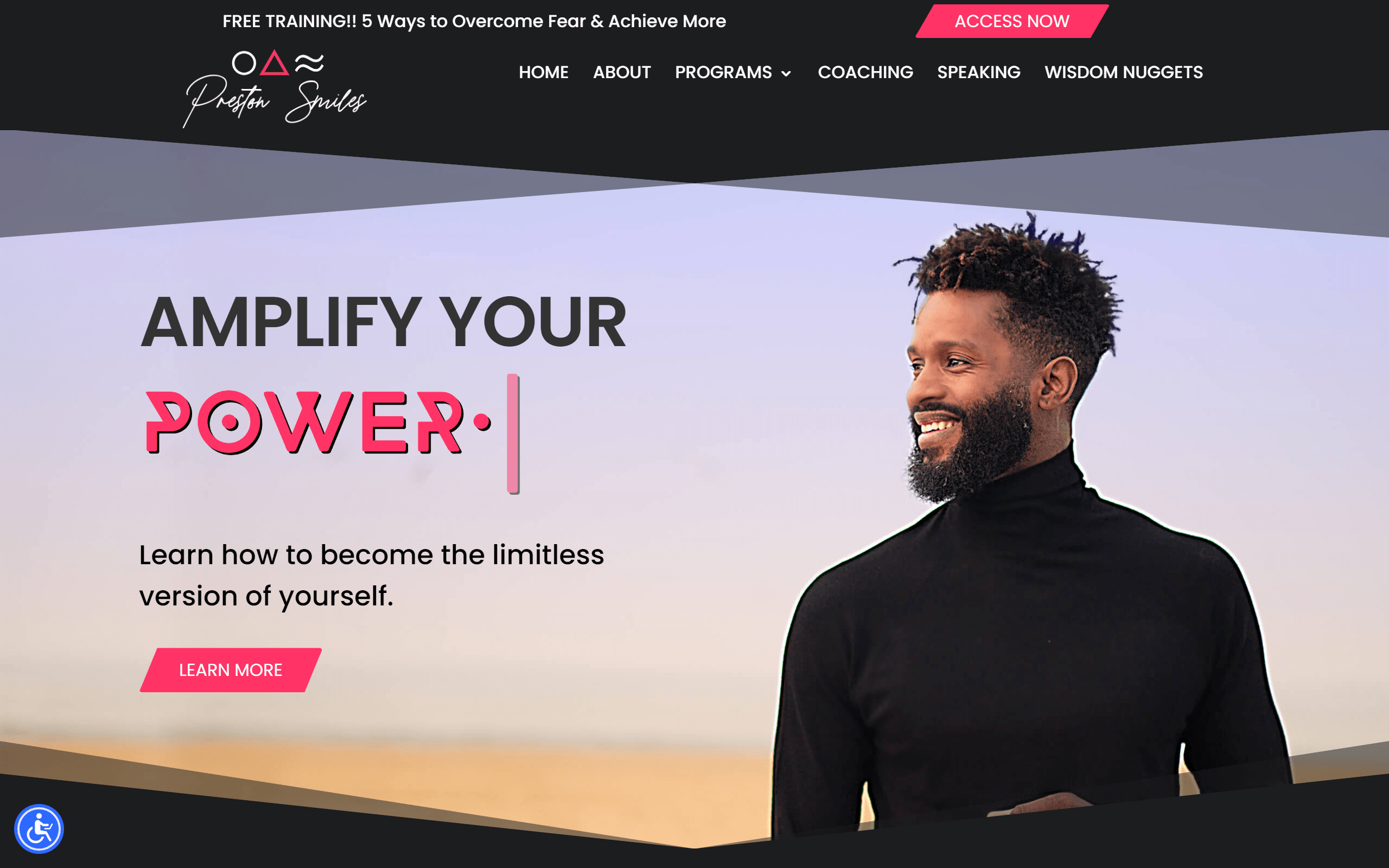 Preston Smiles Coaching Website