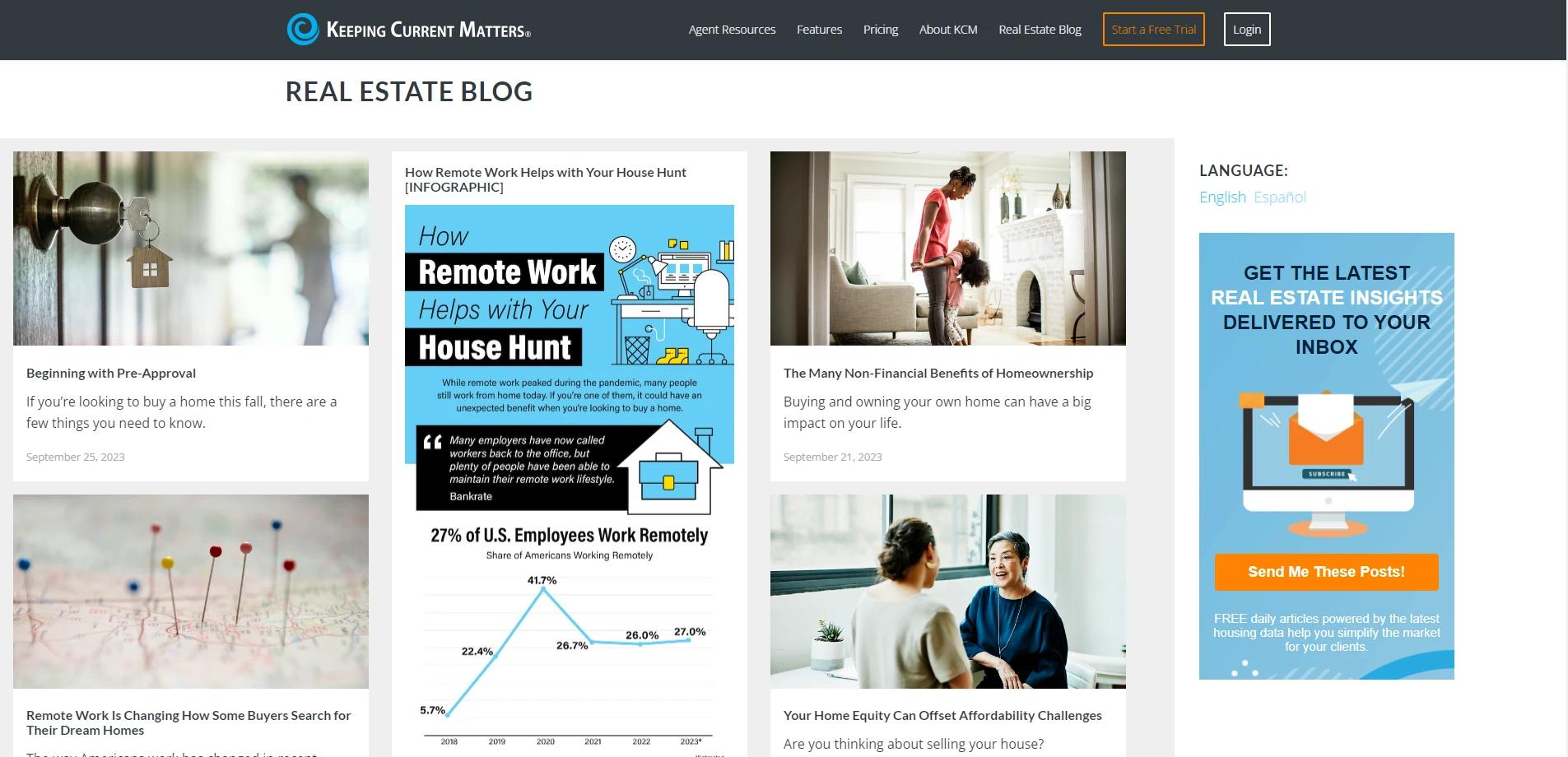 Keeping Current Matters real estate blog