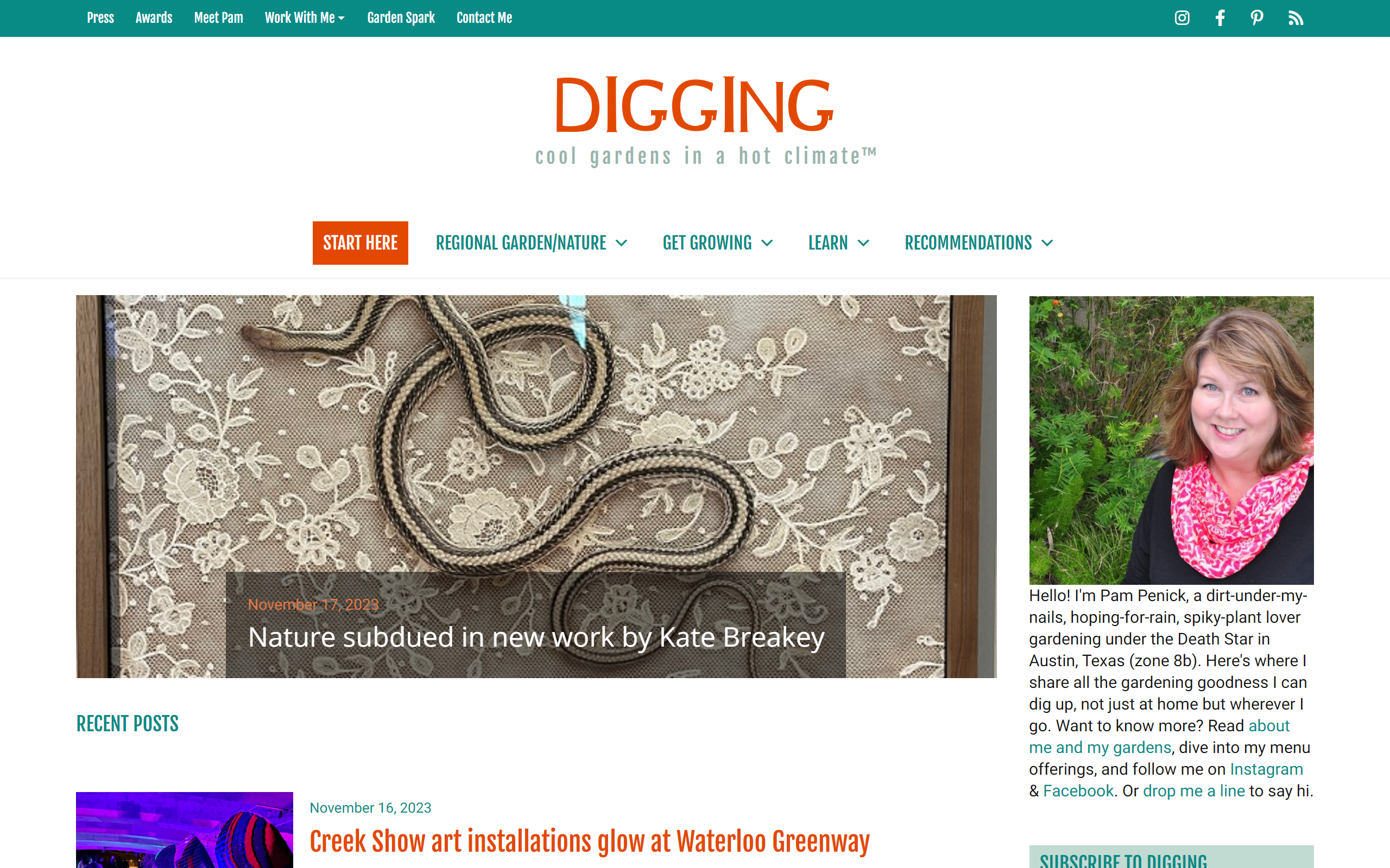 Digging gardening blog