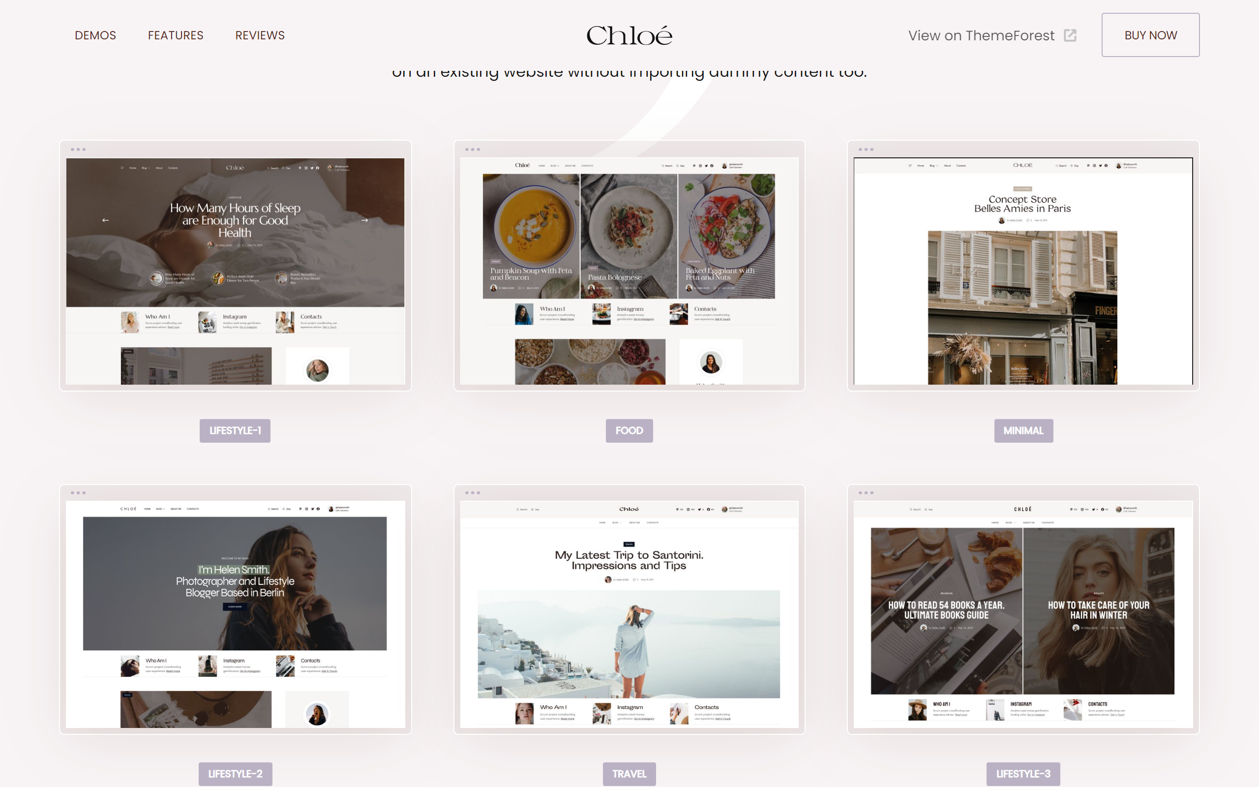Chloé WordPress Themes