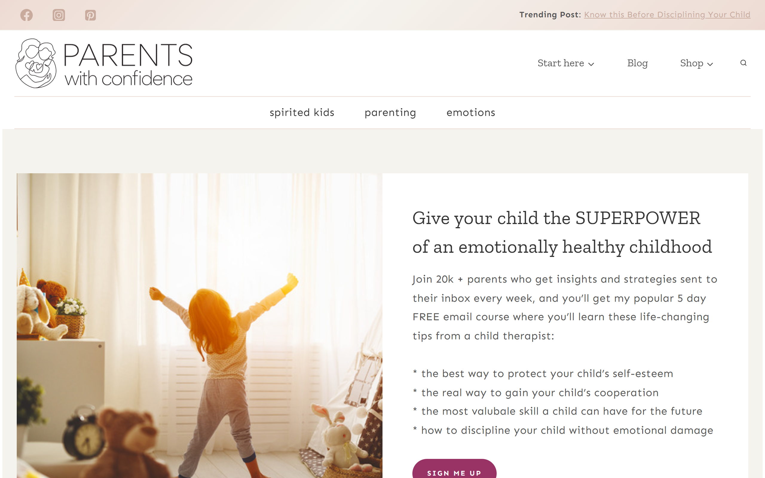 parents with confidence parenting blog