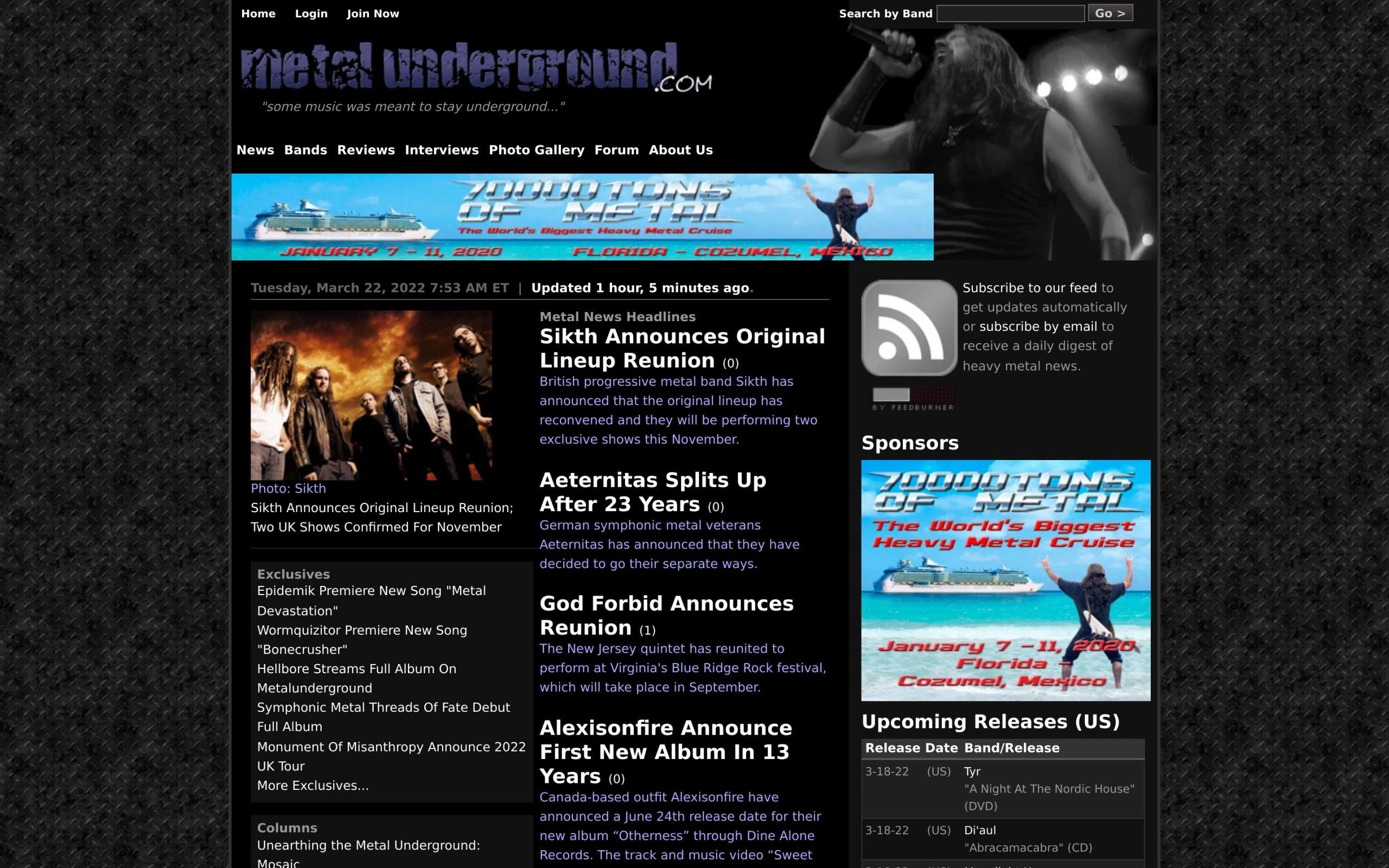 Metal Underground music blog