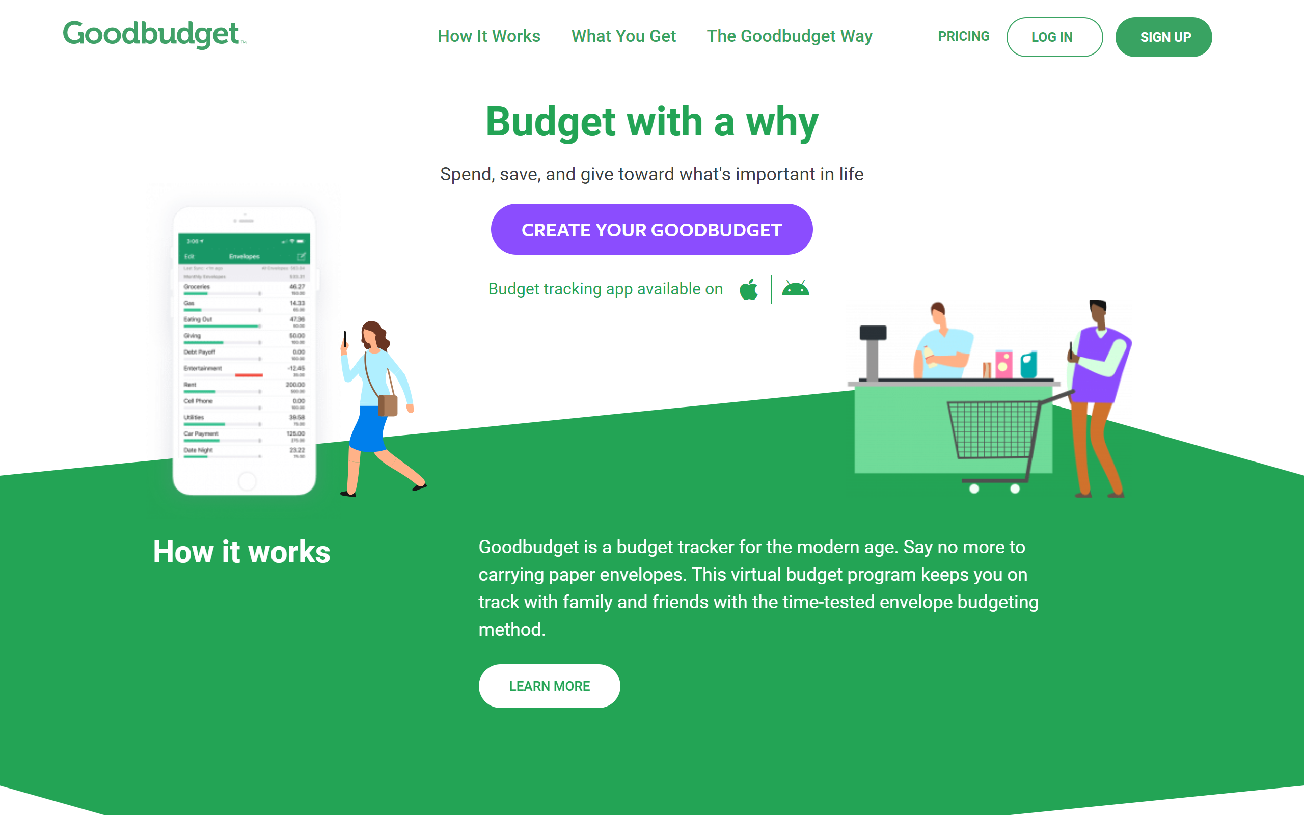 Goodbudget budgeting app