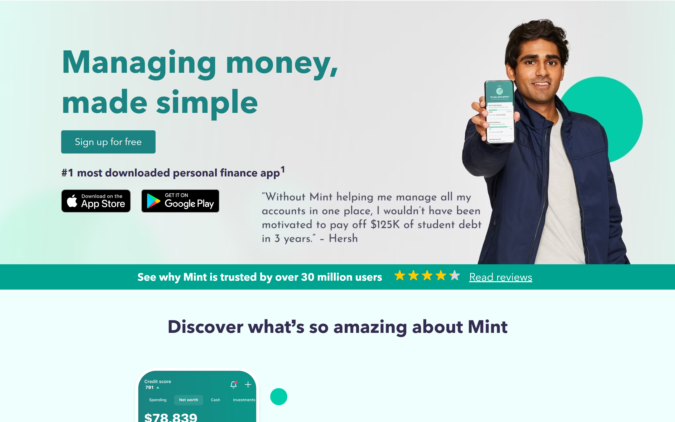 Mint budgeting app