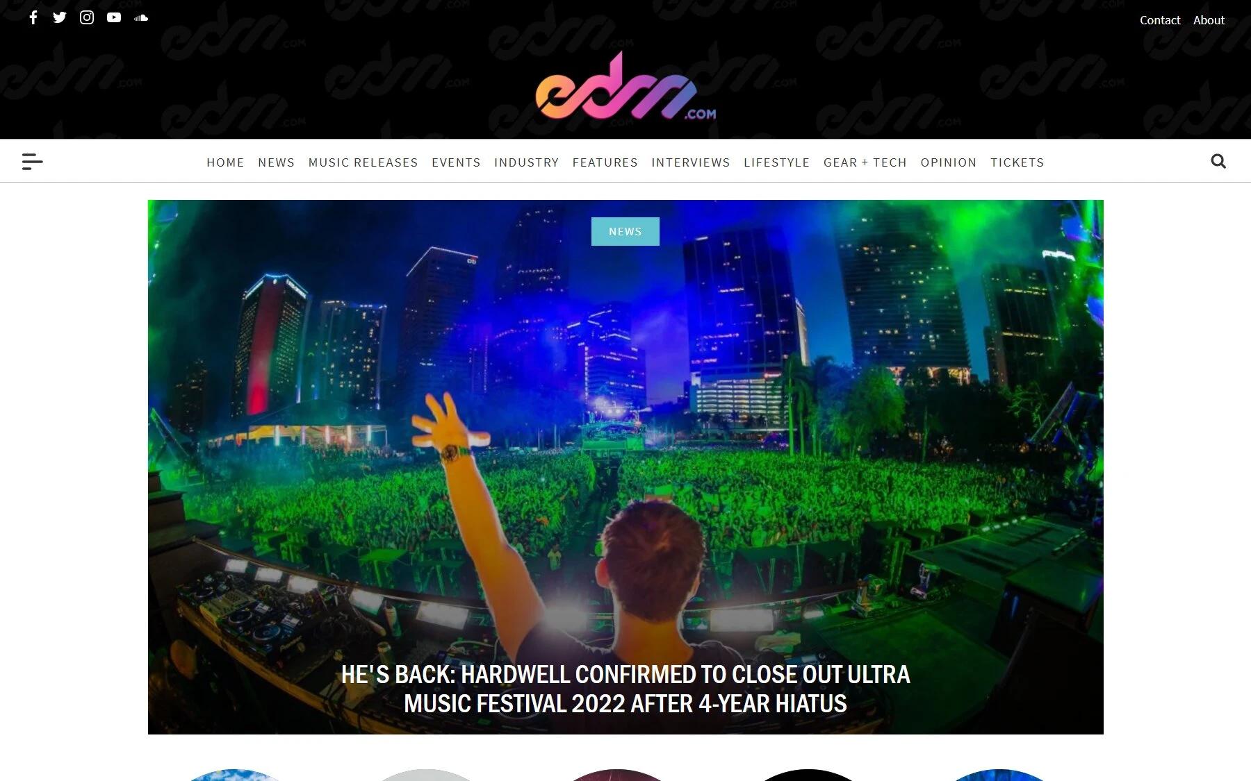 EDM.com music blog