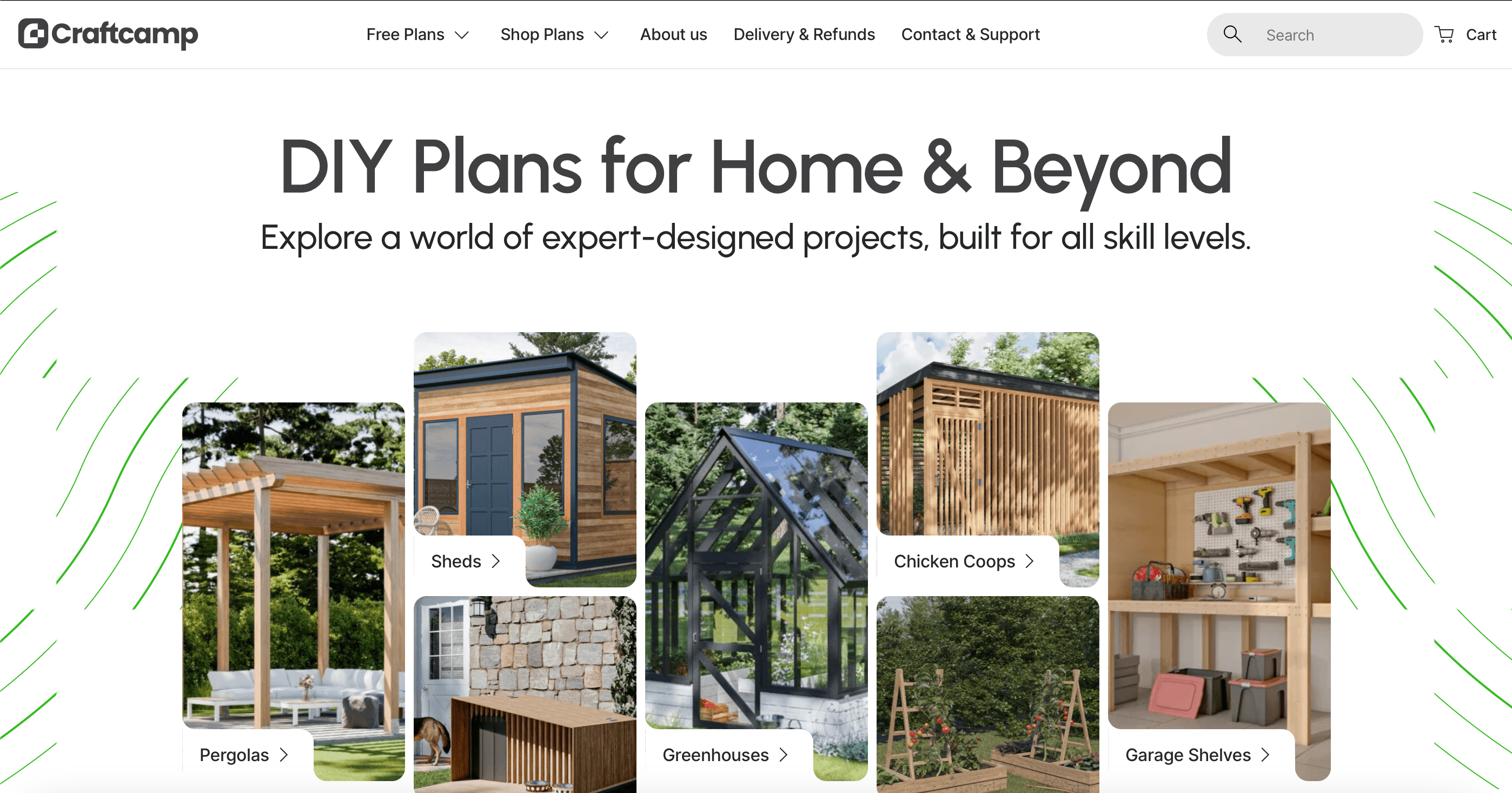 craftcamp homescreen