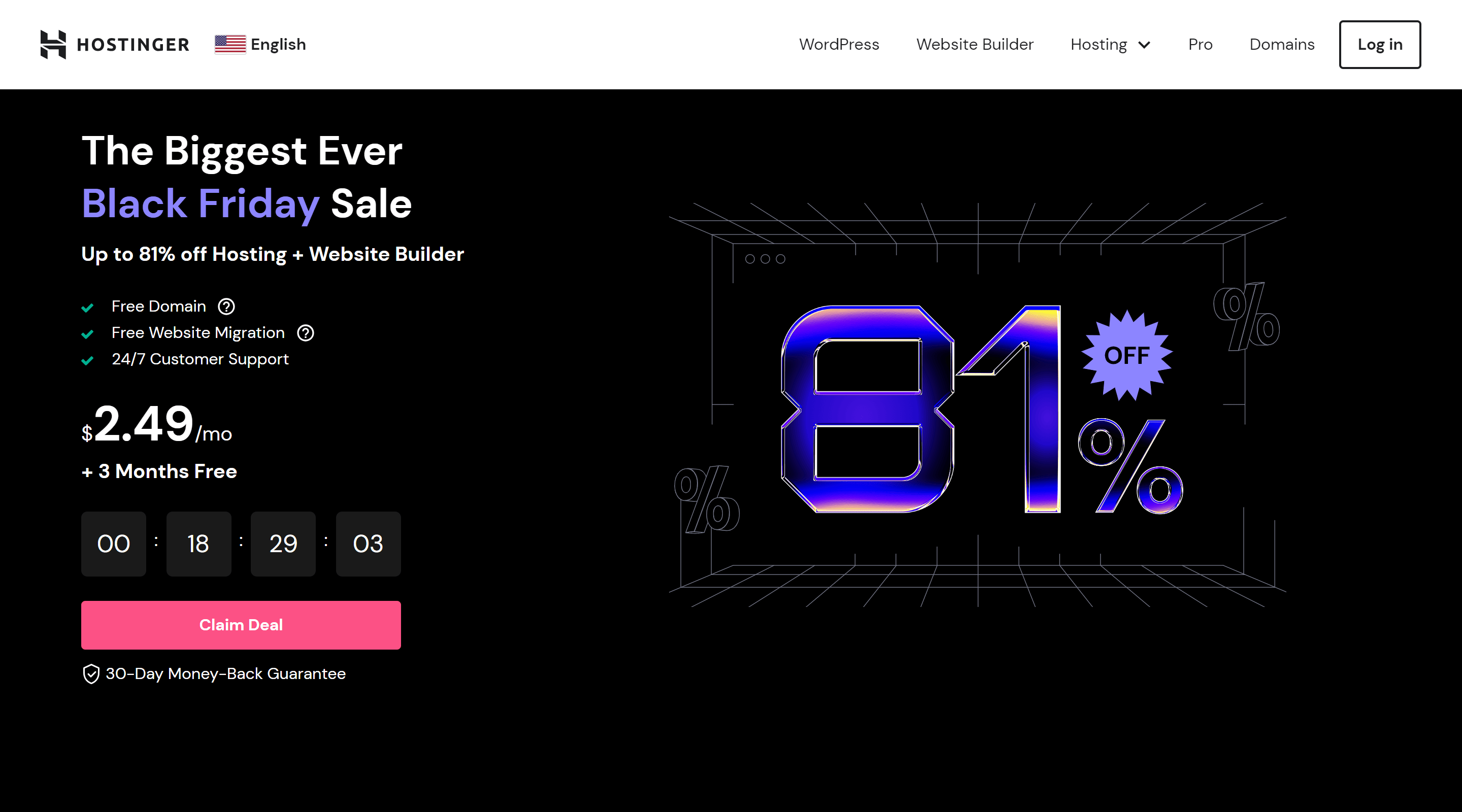 Hostinger WordPress Hosting Provider