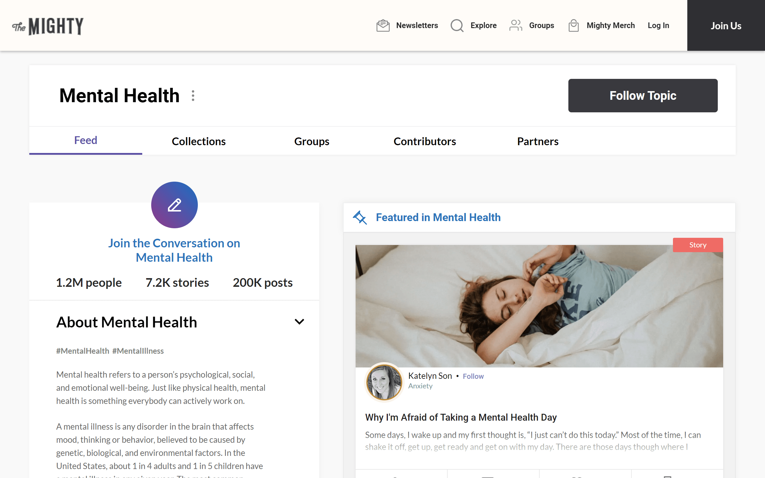 The Mighty Mental Health mental health blog