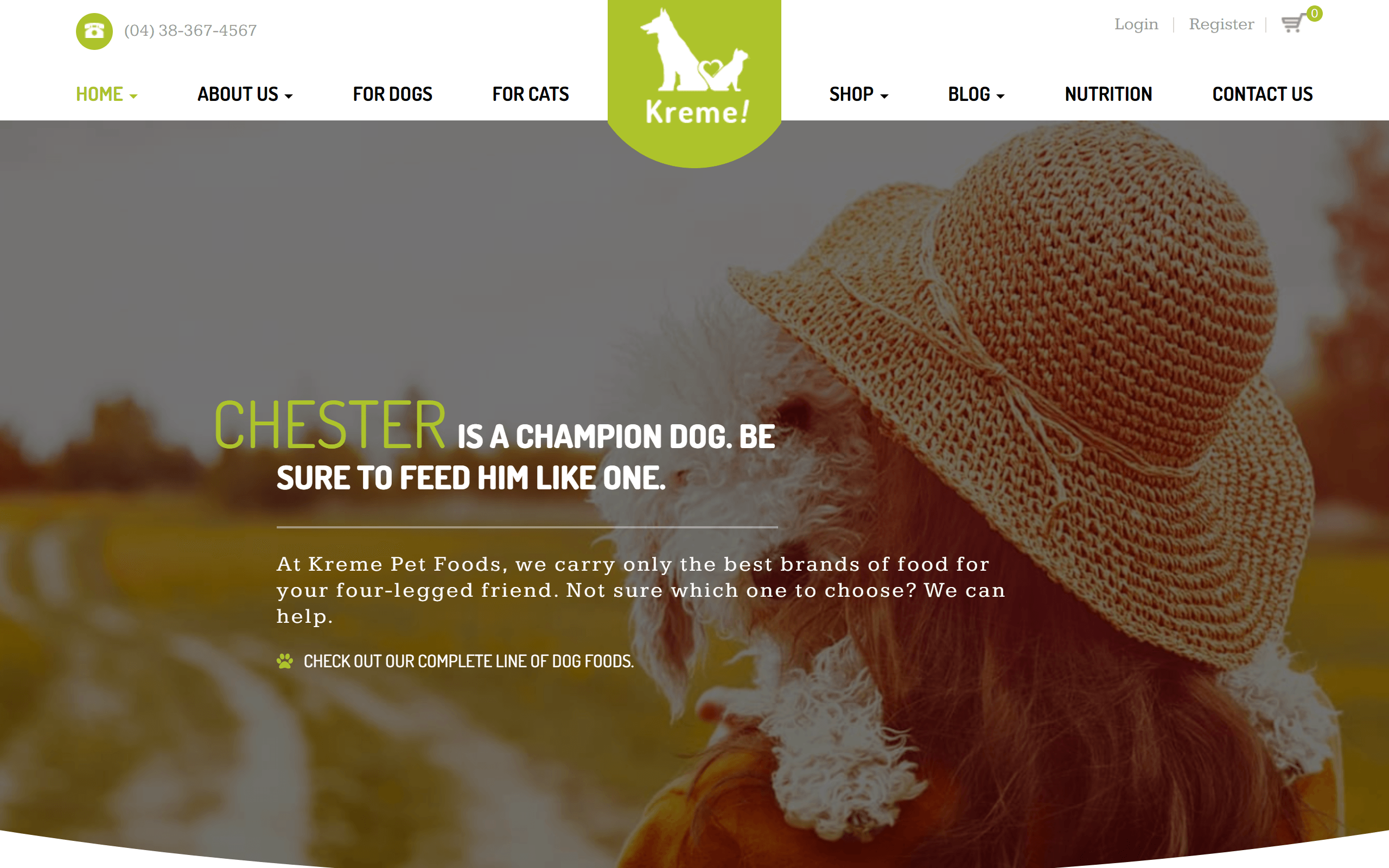 kreme wordpress ecommerce theme