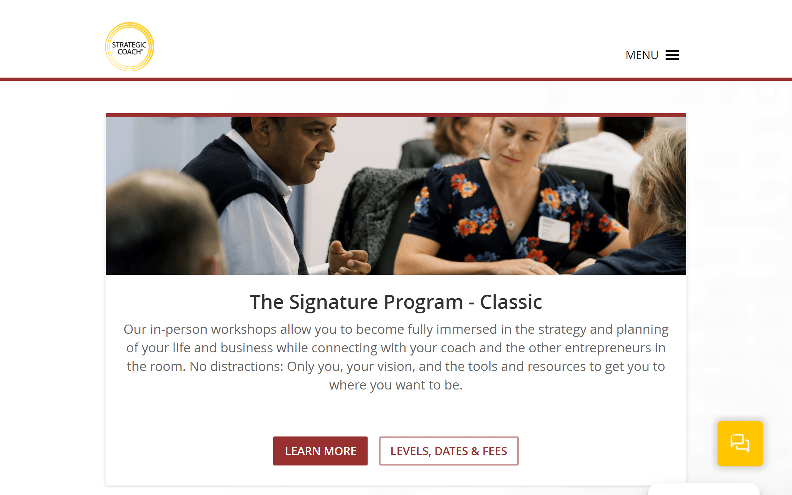 Strategic Coach Coaching Website