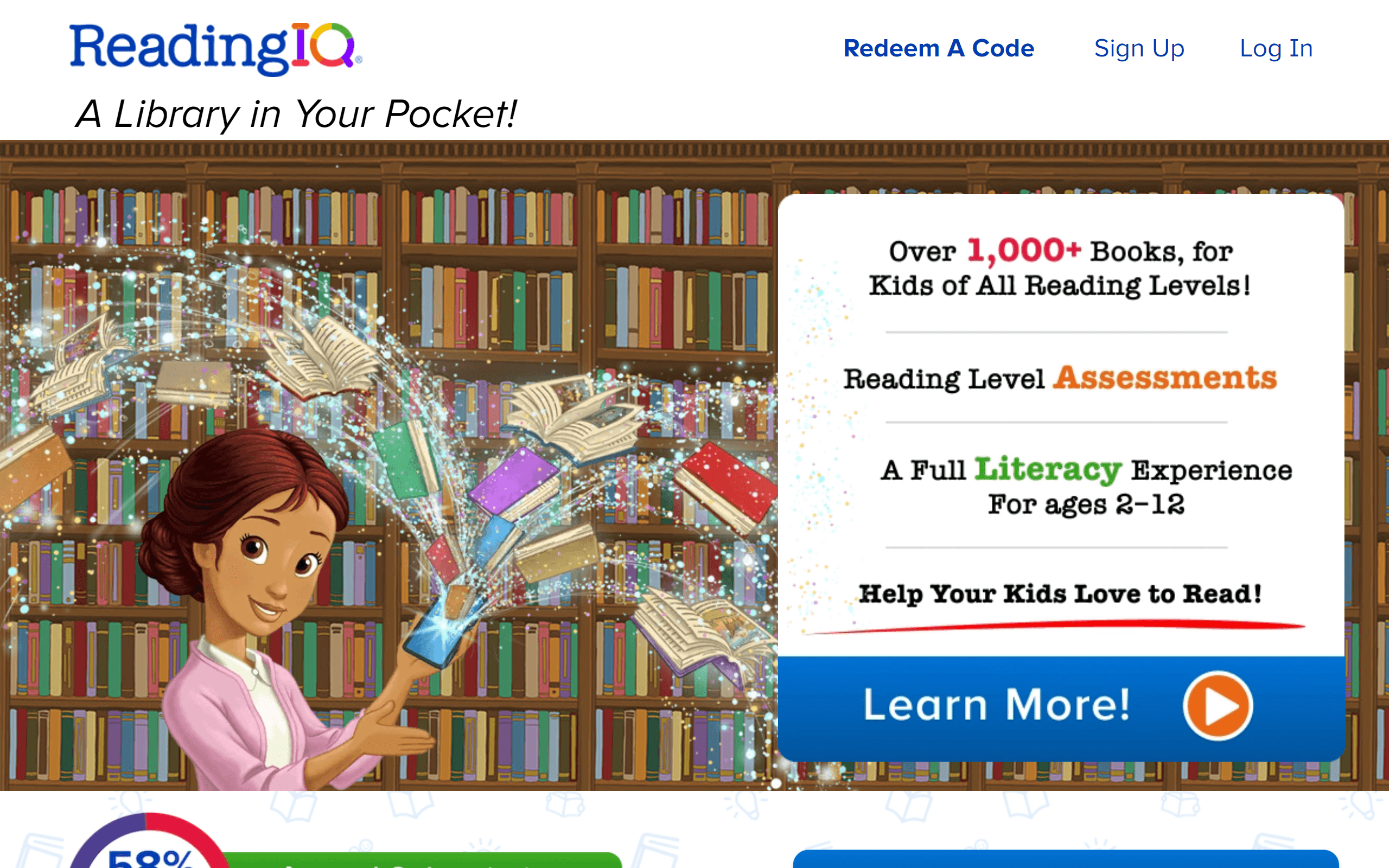 ReadingIQ Reading Website