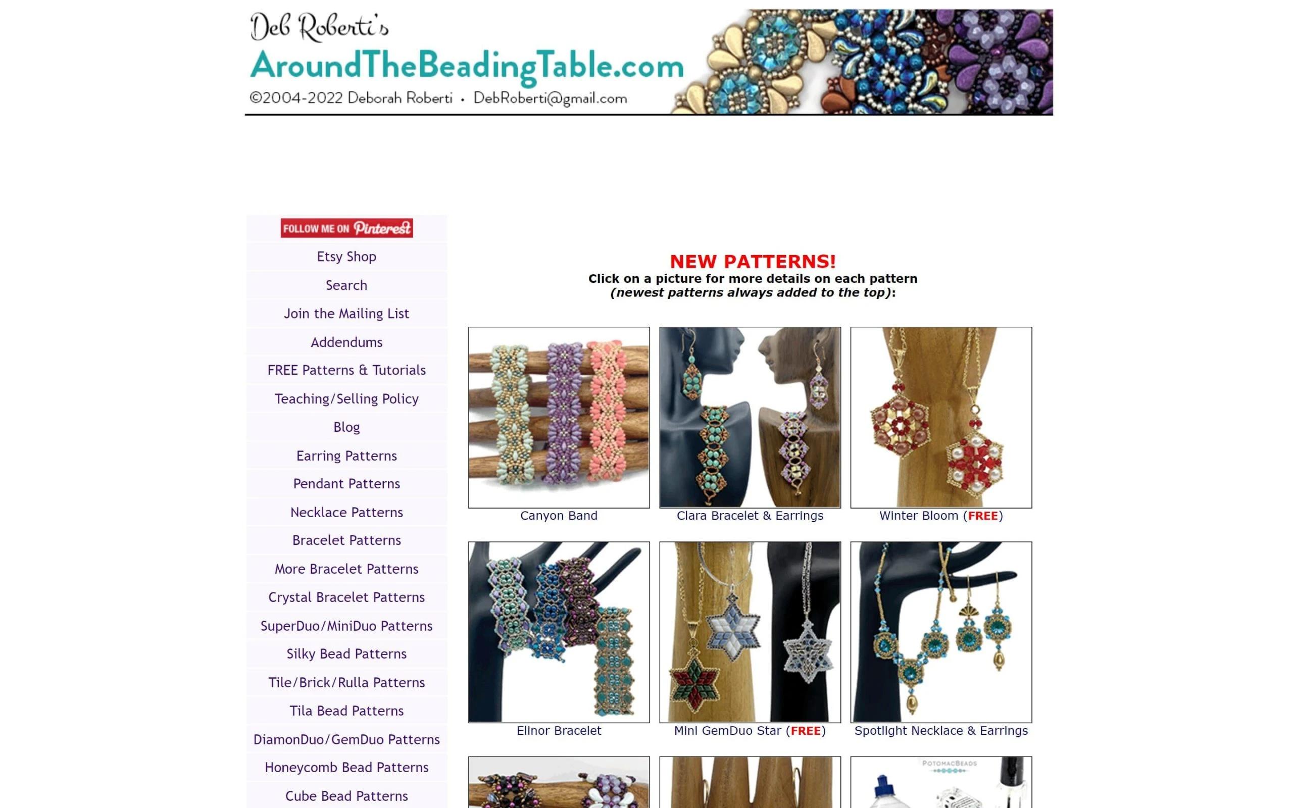 Around The Beading Table DIY blog