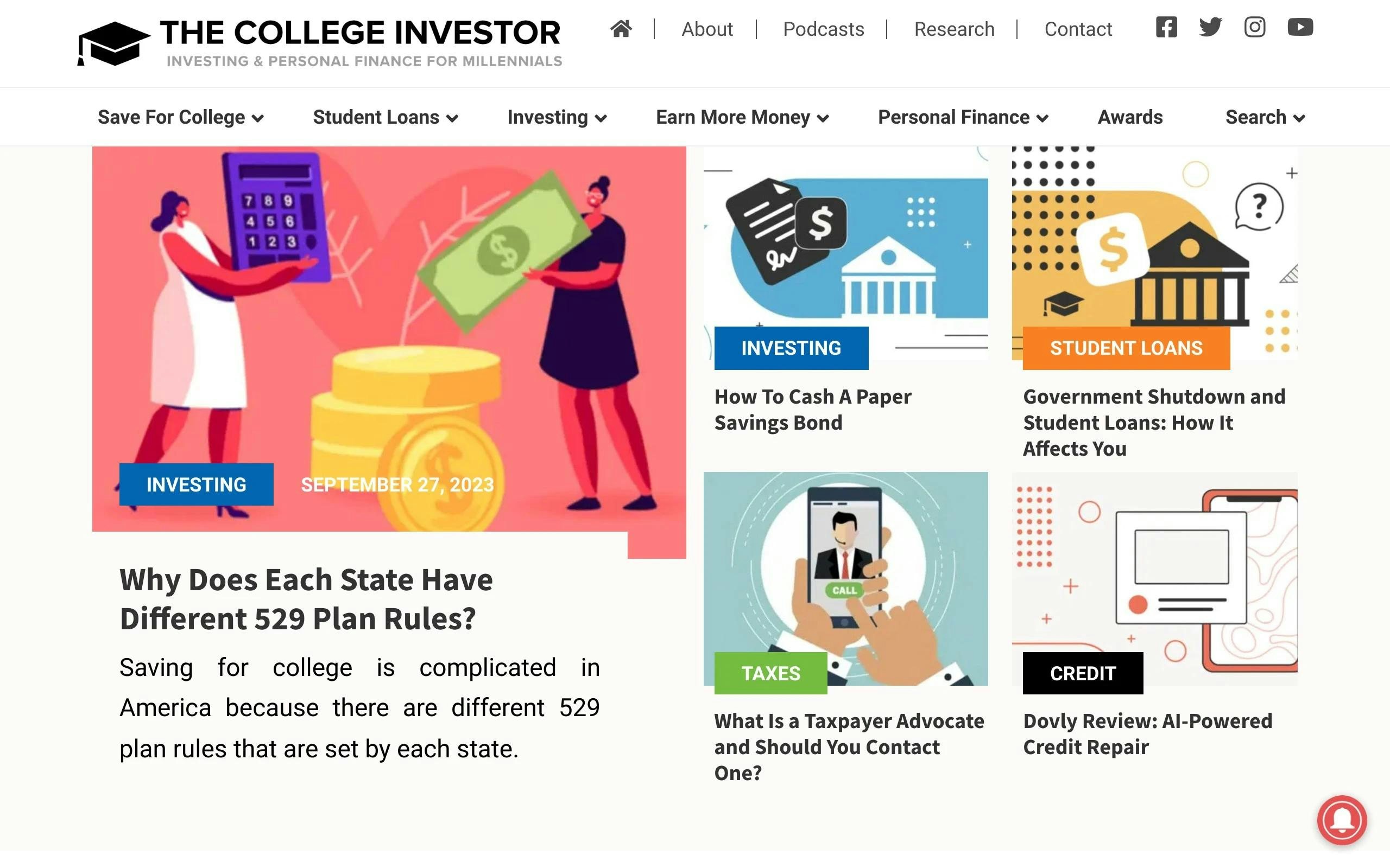 The College Investor real estate blog