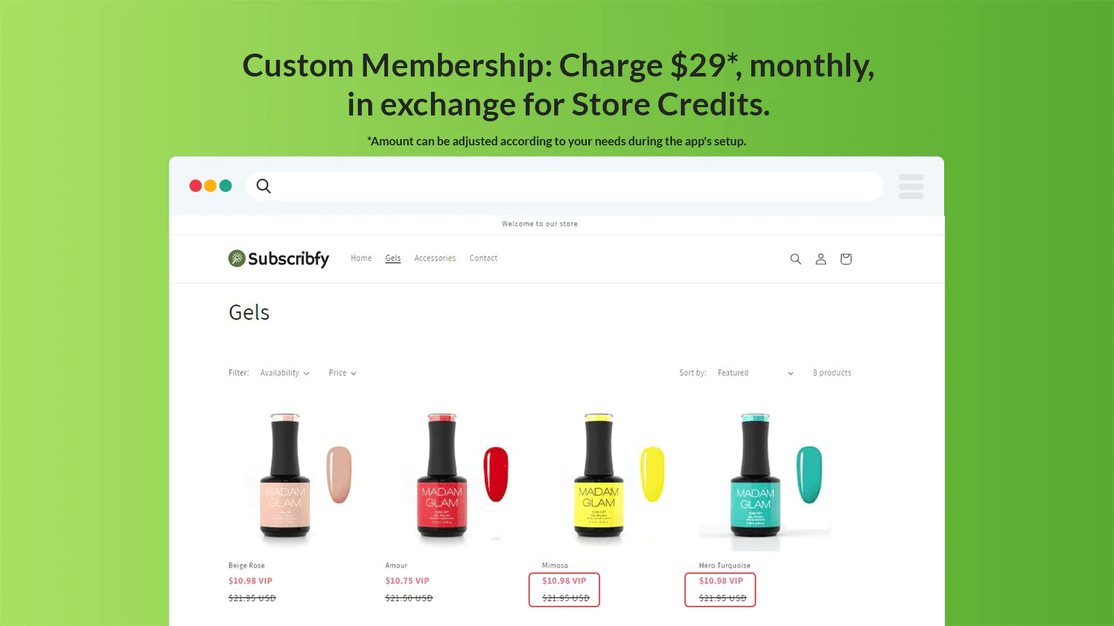 Subscribfy app