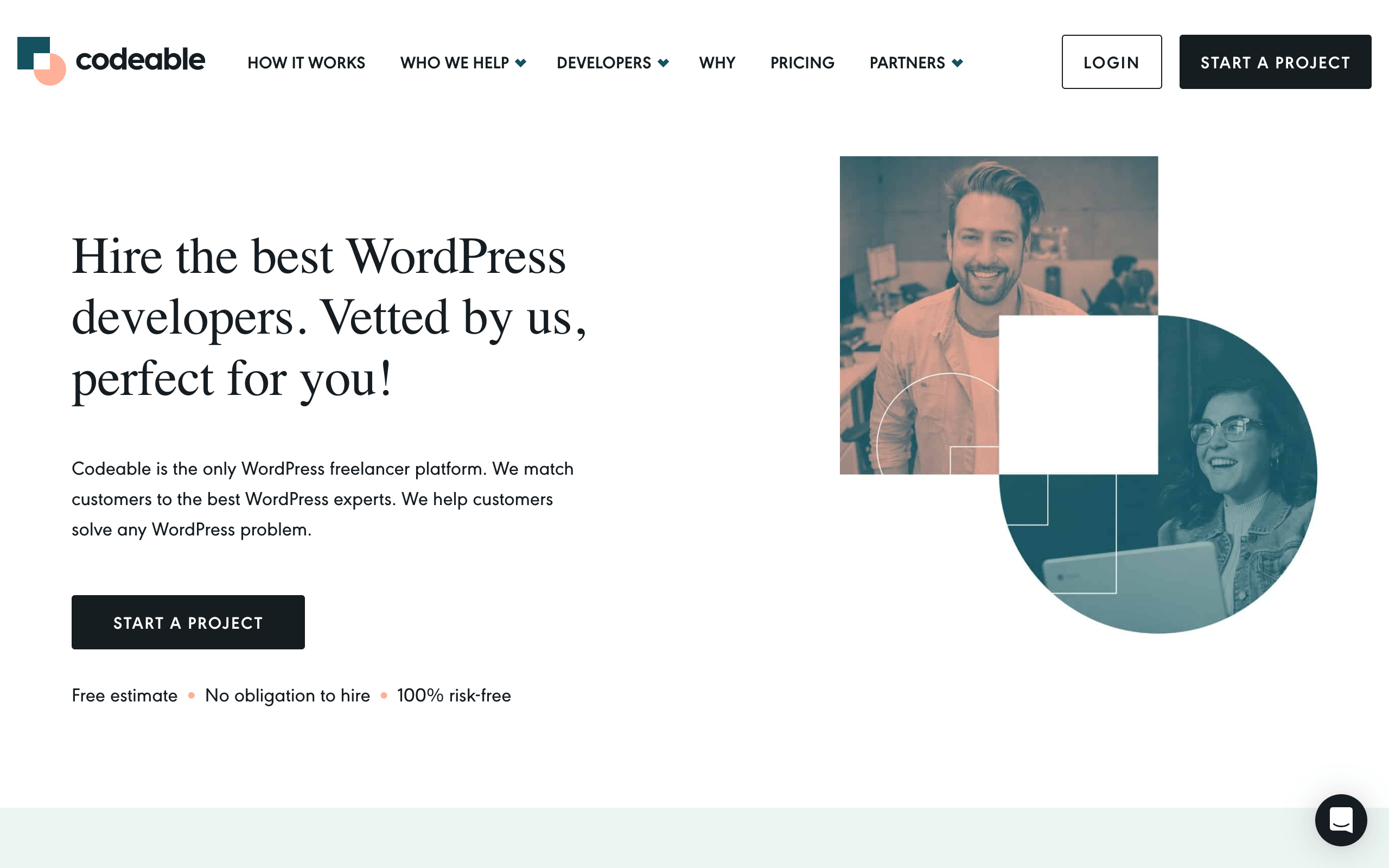 Codeable freelance website