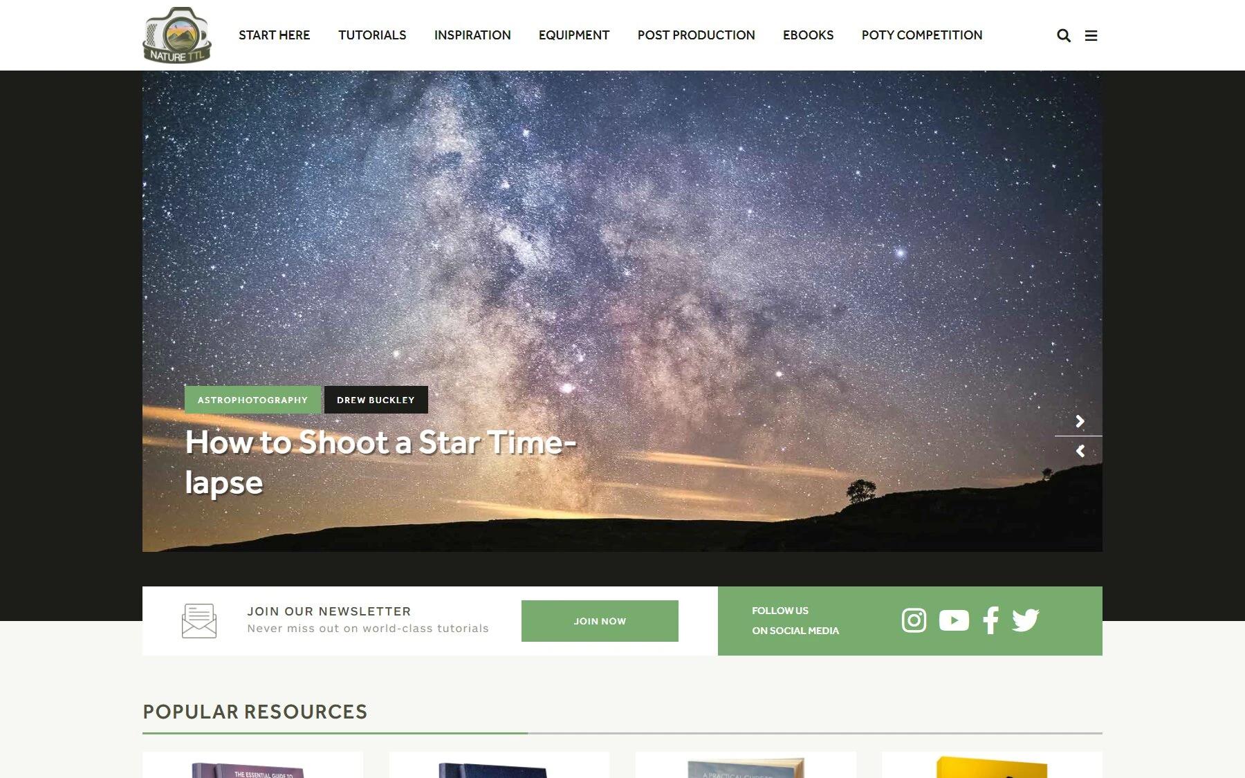 Nature TTL photography blog